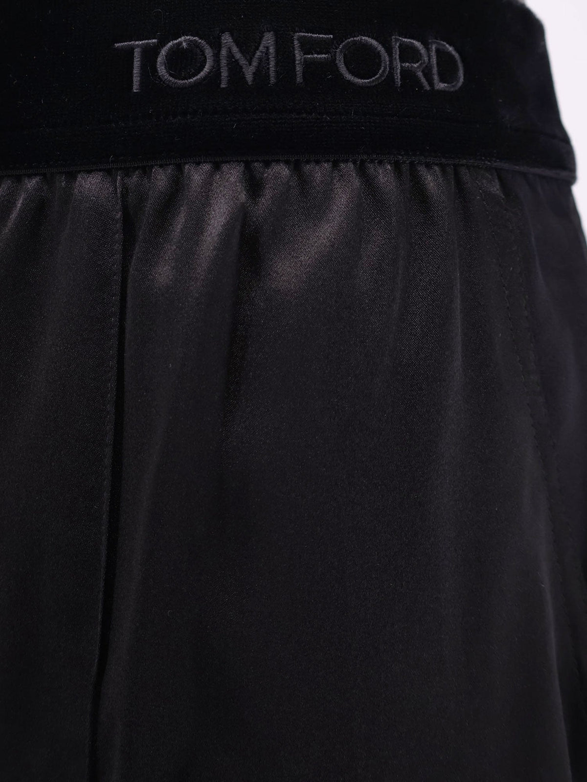 Tom Ford Pyjamas stretch satin trousers - Black