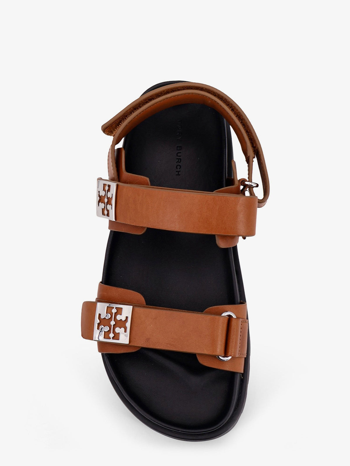 Tory Burch Mellow low leather sandals - Cuoio