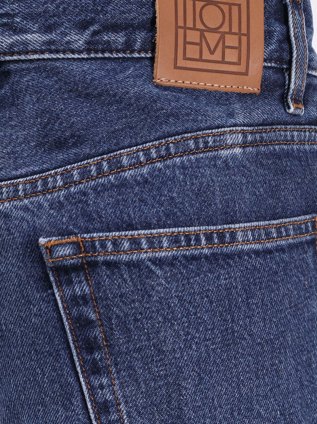 Toteme Wide Leg organic cotton jeans - Dk Blue