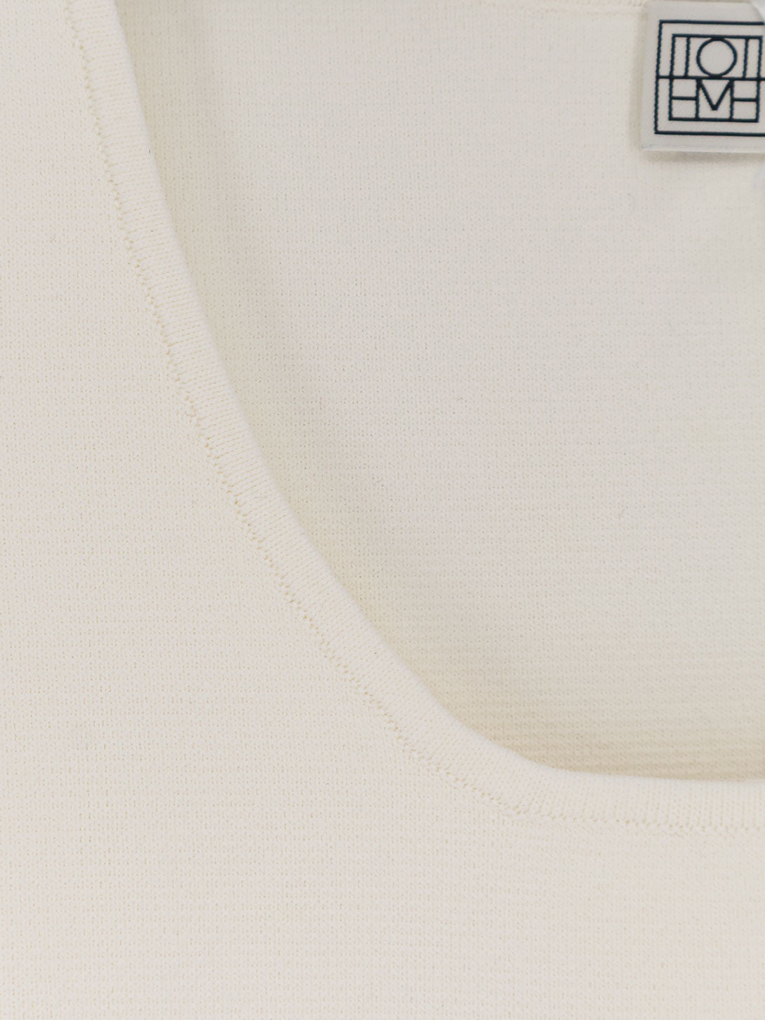 Toteme Viscose blend tank top - White
