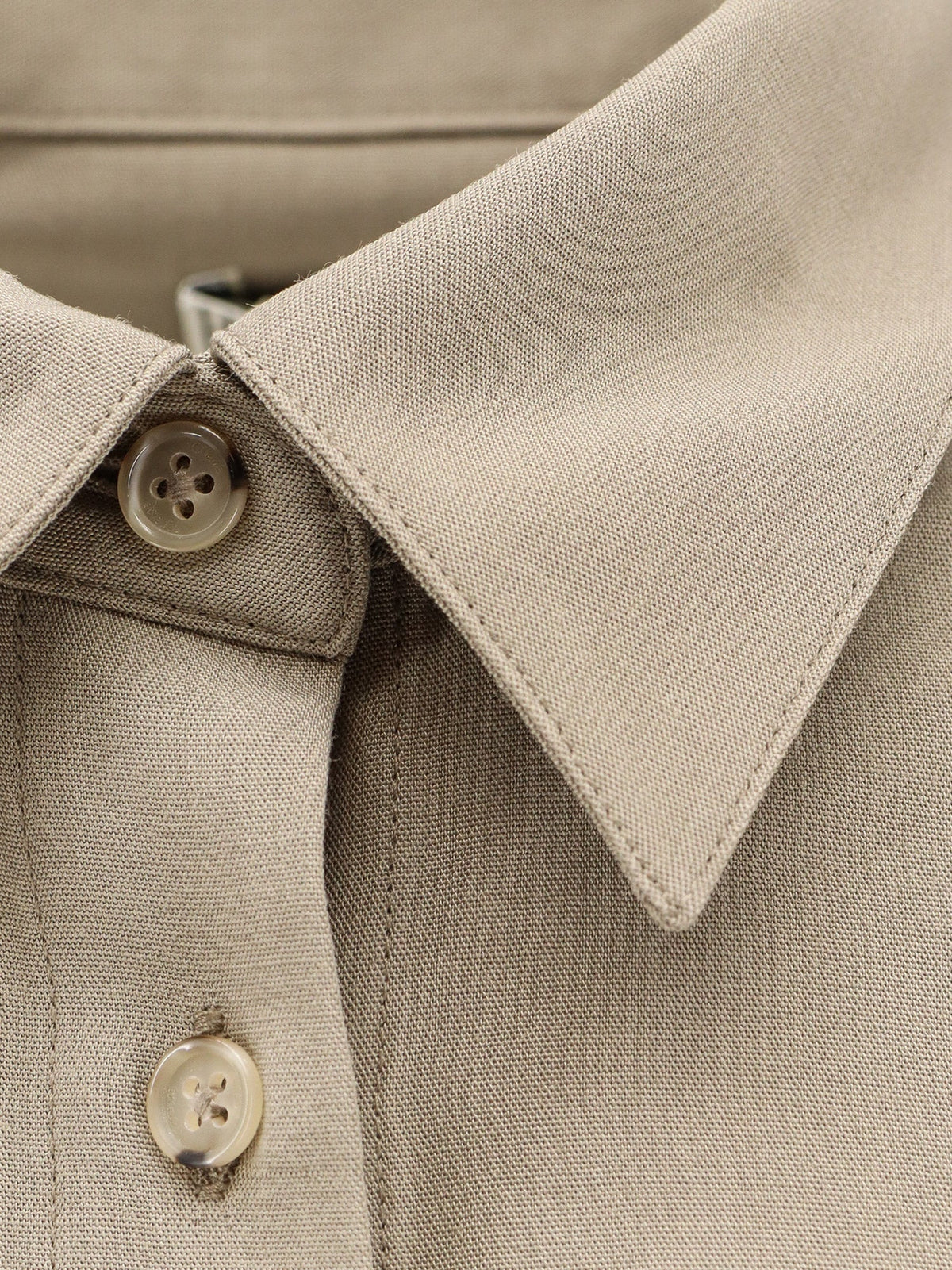 Toteme Viscose and wool shirt - Taupe