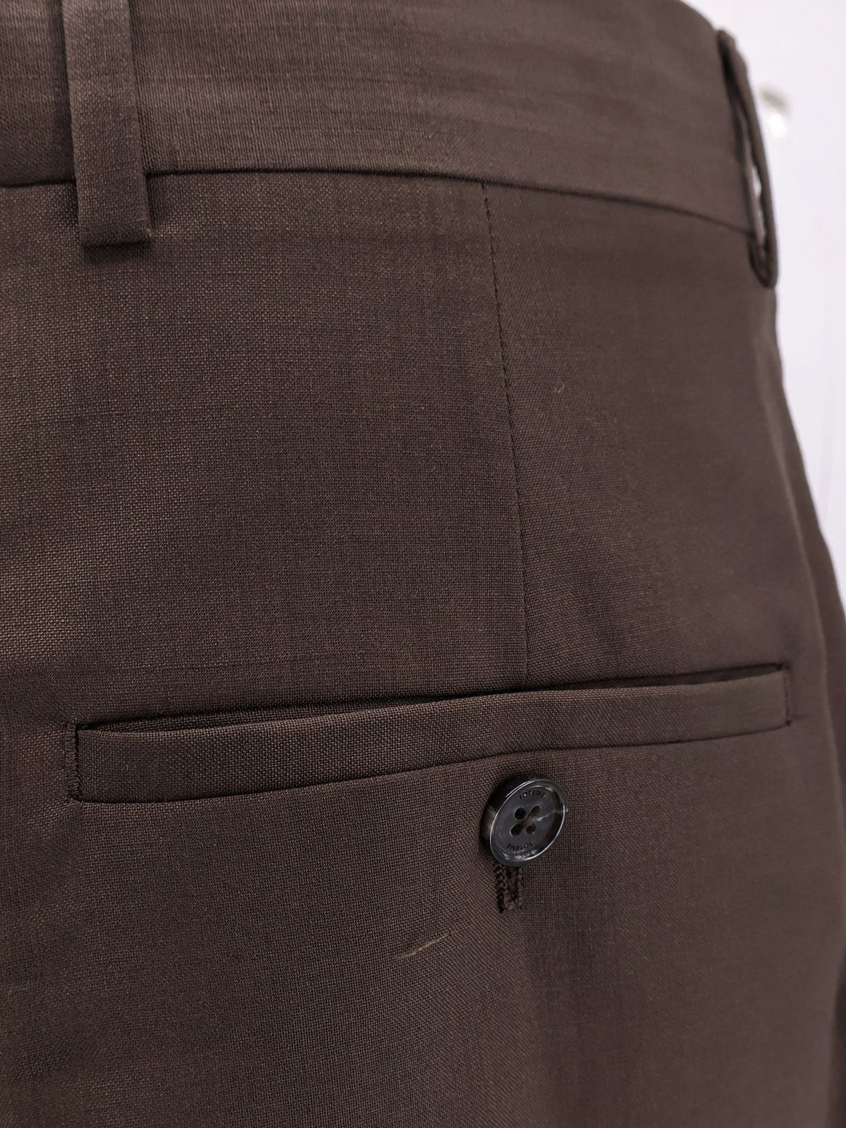 Toteme Wool trousers with pinces - Pepper