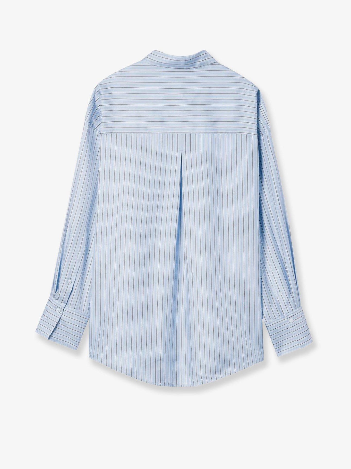 Toteme Oversized Striped Silk Shirt