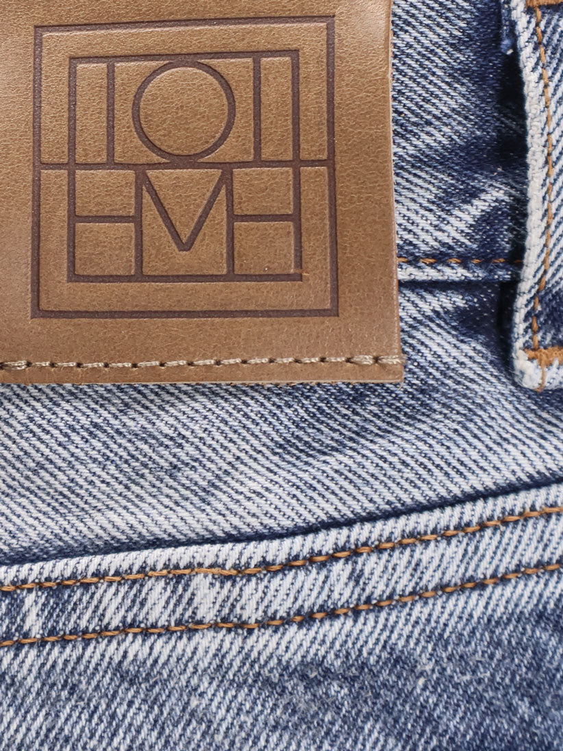 Toteme Cotton jeans with flared bottom - True Vintage