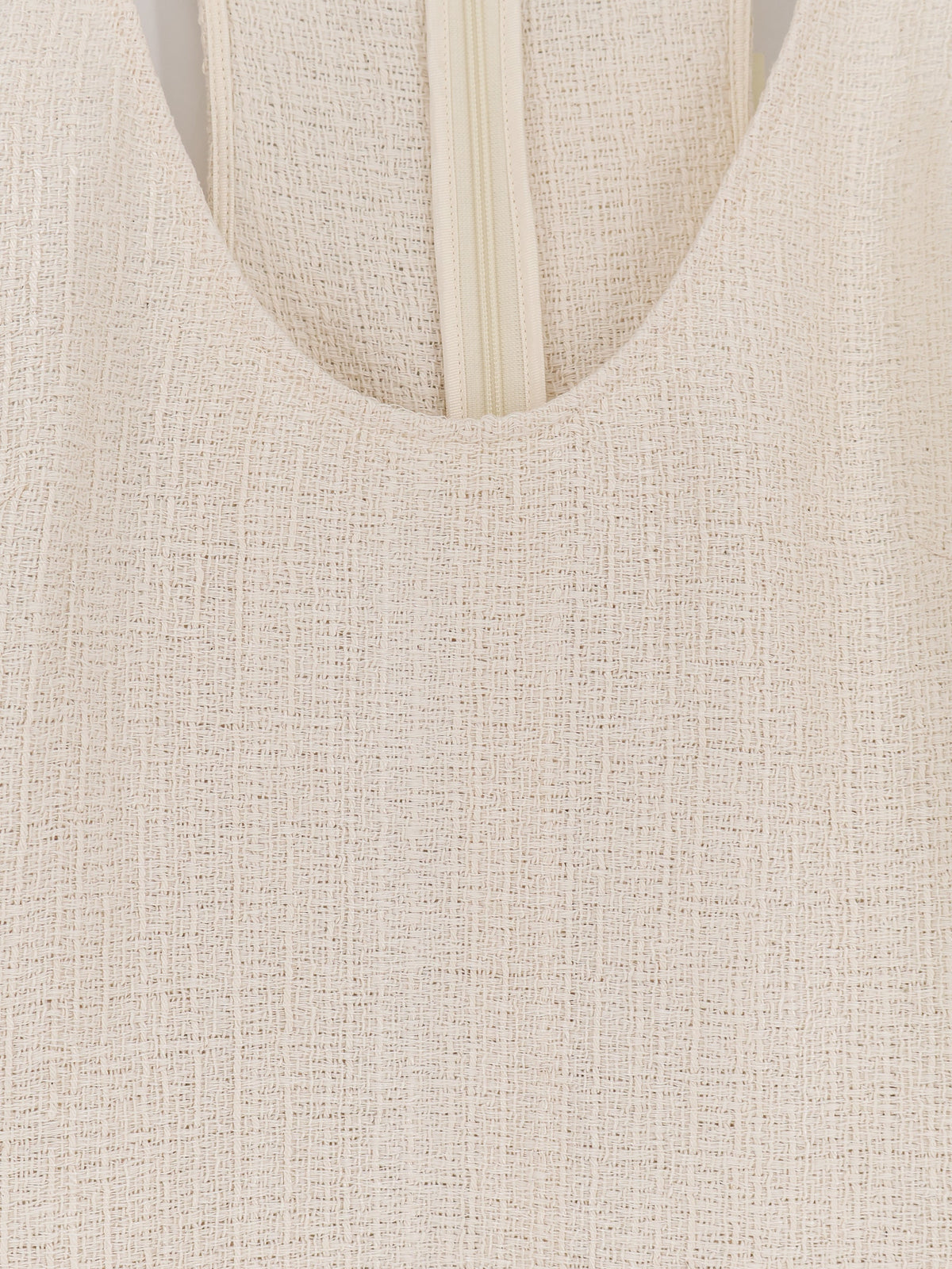 Toteme Long cotton dress - Ecru