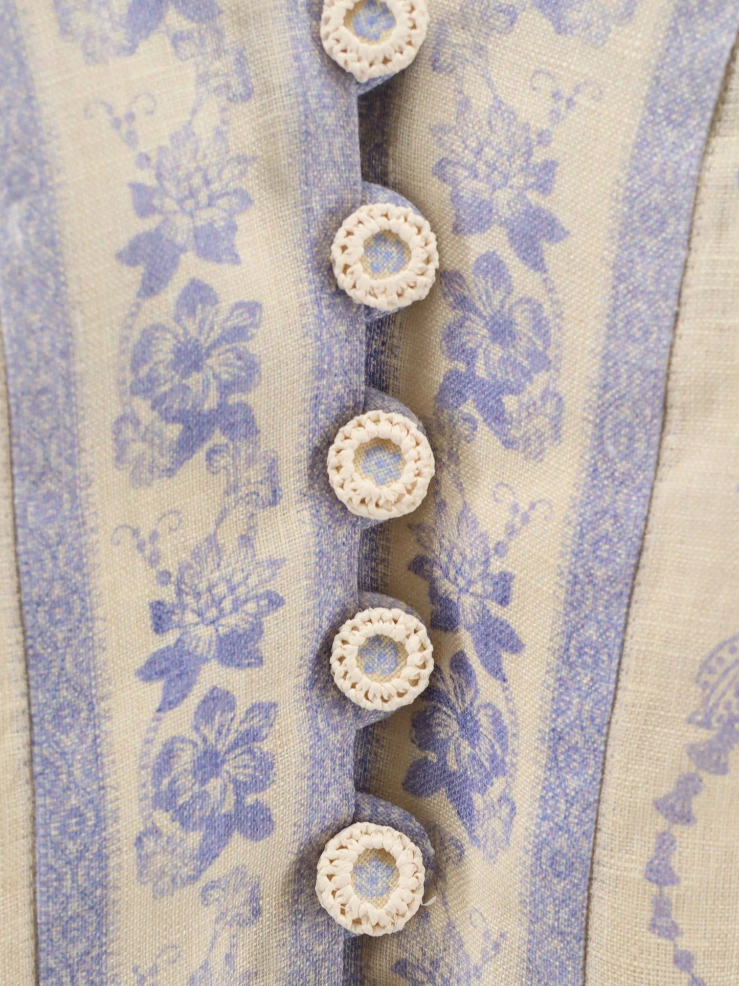 ZIMMERMANN - Indra printed linen dress