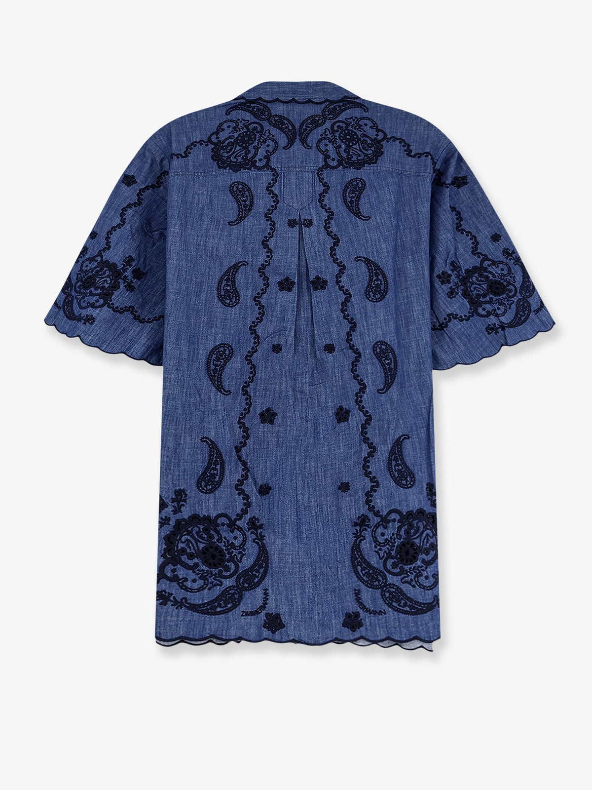 Zimmermann Aster denim mini dress - Railwayblue