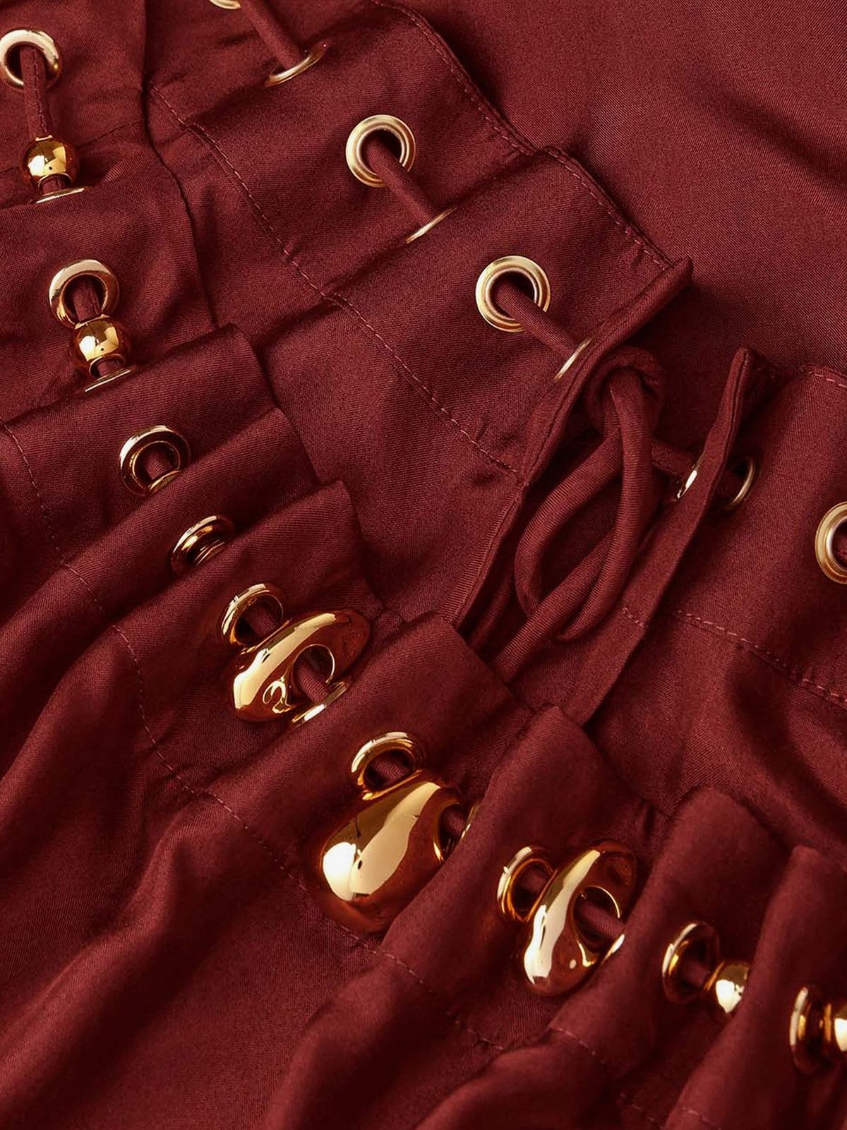 Zimmermann Aster silk shirt - Merlot