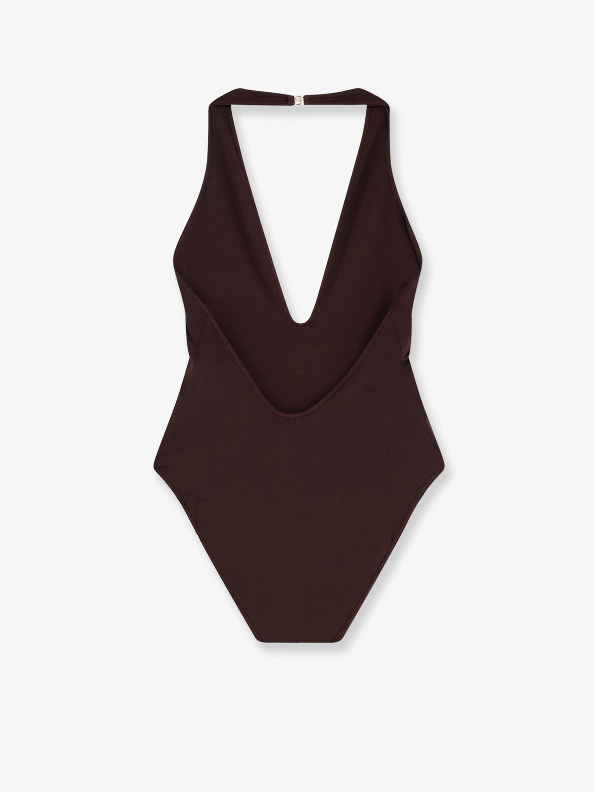 Zimmermann Luna Halter Bodysuit - Chocolate