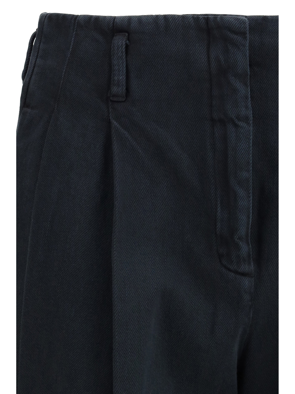 Golden Goose Cotton denim Pants - Black