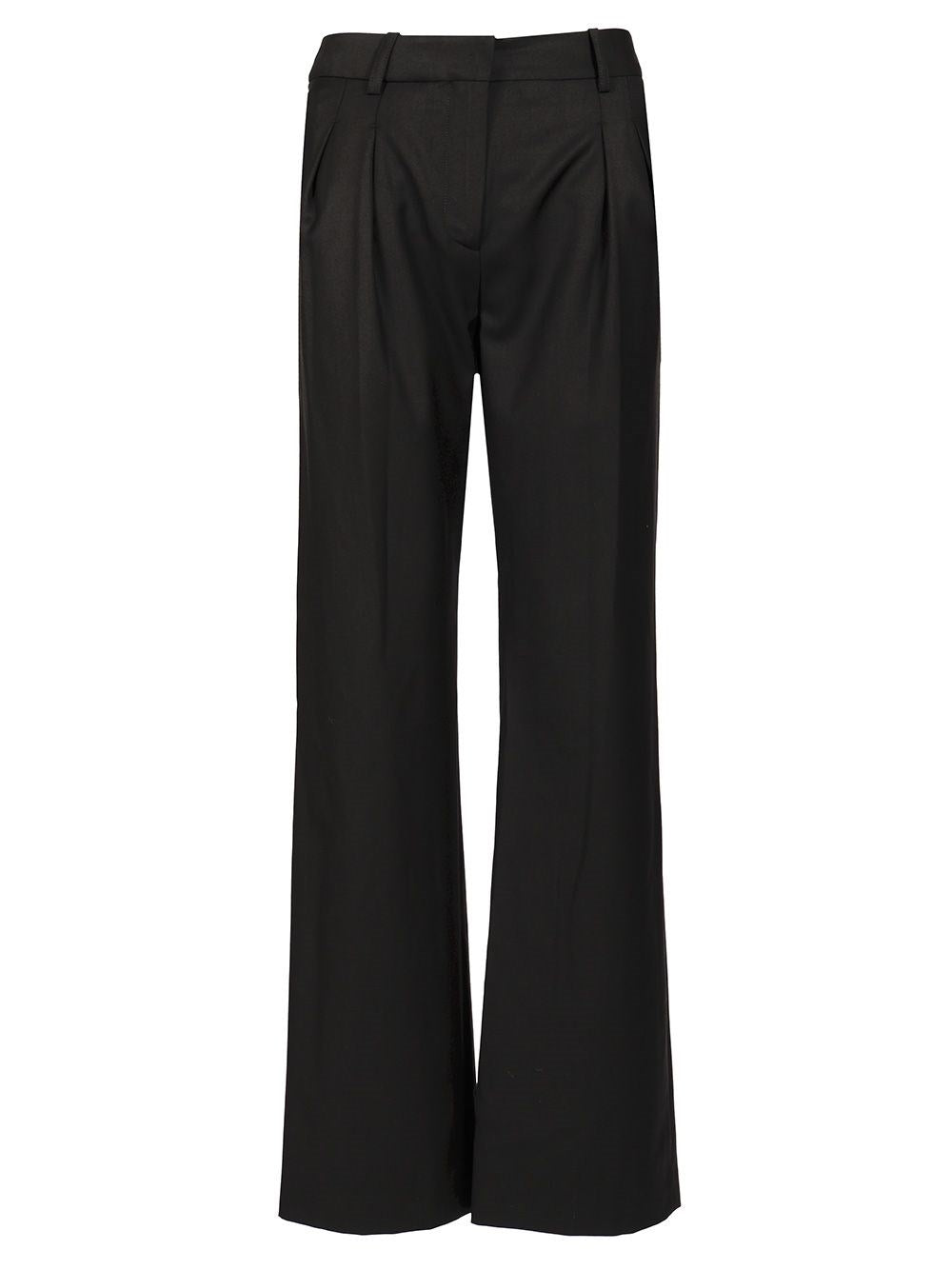 Loulou Studio Wool Trousers - Black