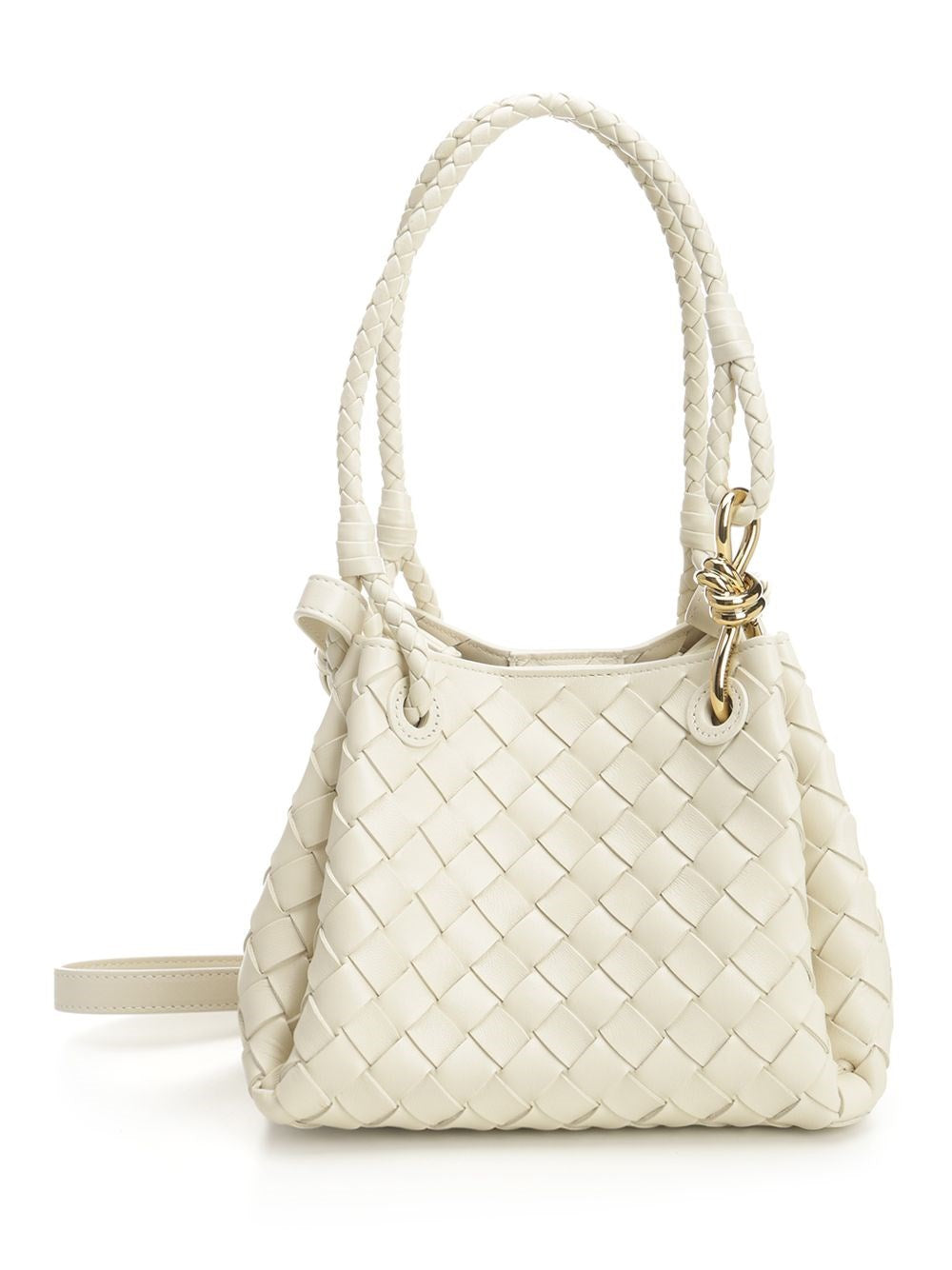 Bottega Veneta Small "Parachute" Bag - Beige