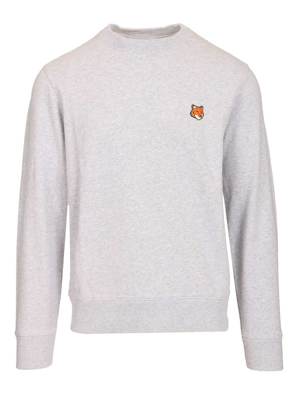 Maison Kitsuné Fox Head Sweatshirt - Grey