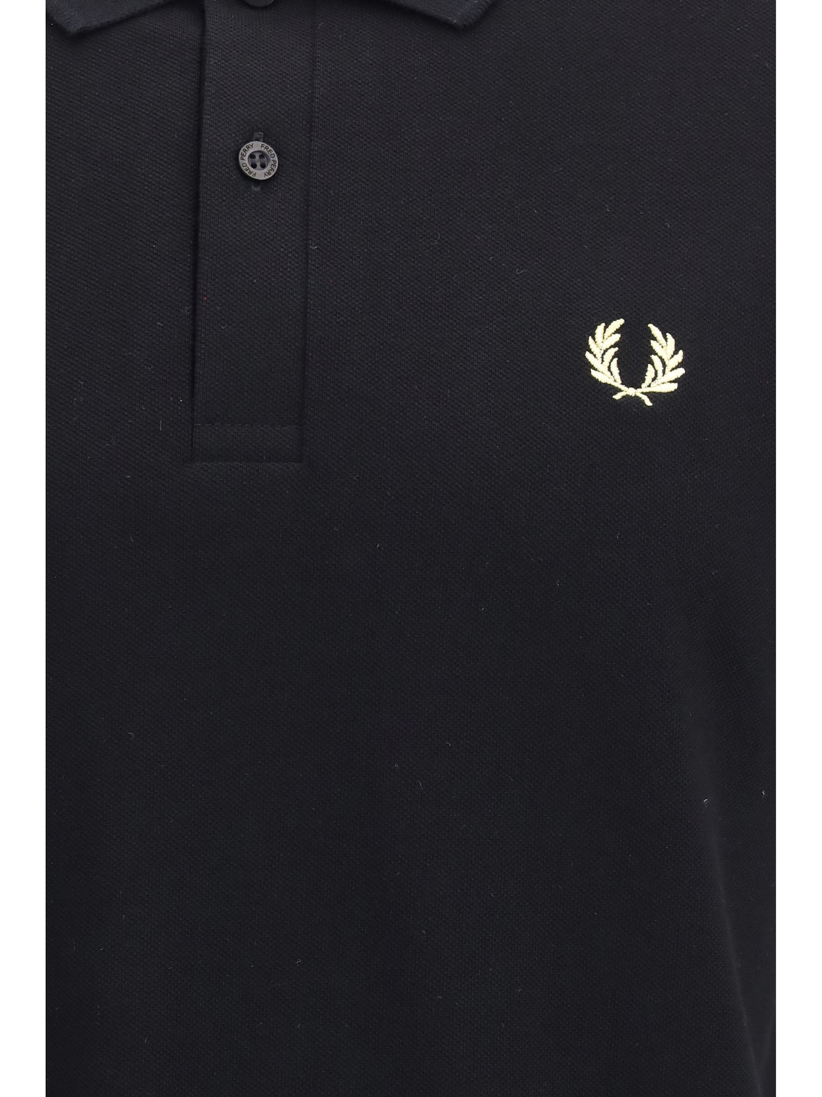 Fred Perry M3 cotton piqué Polo - Black/Champagne