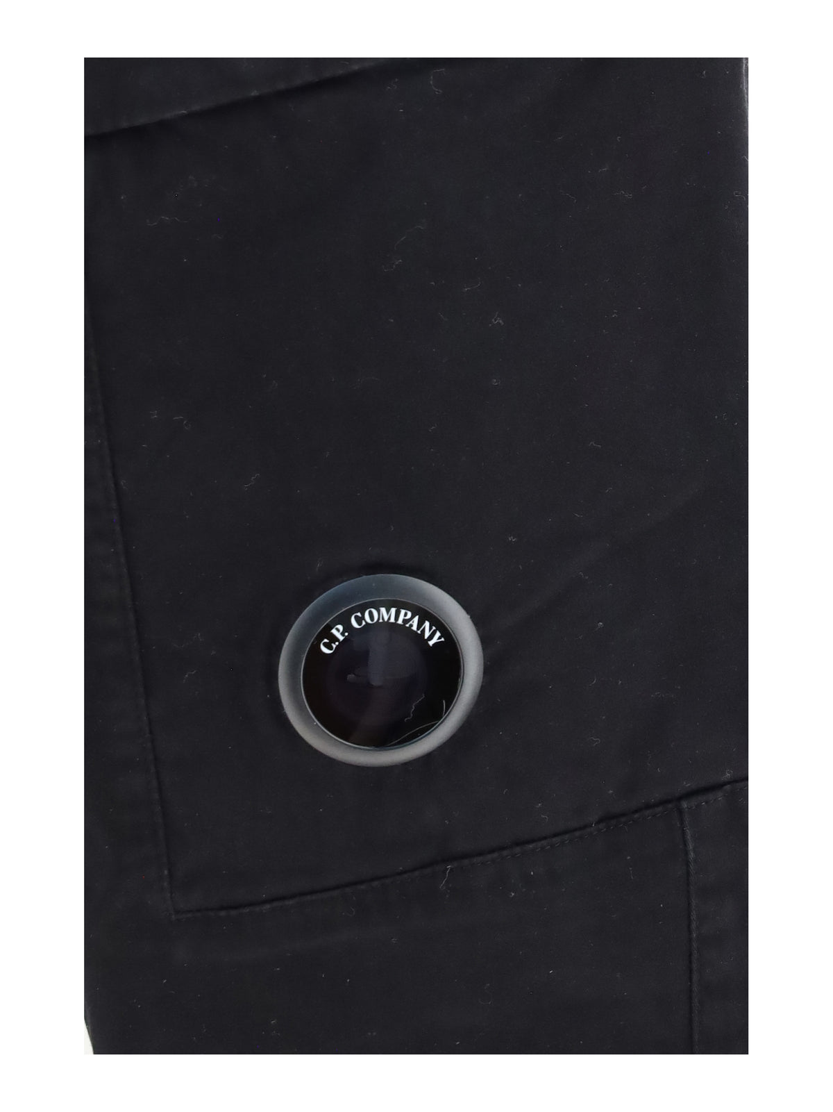C.P. Company Stretch cotton satin Cargo Pants - Black