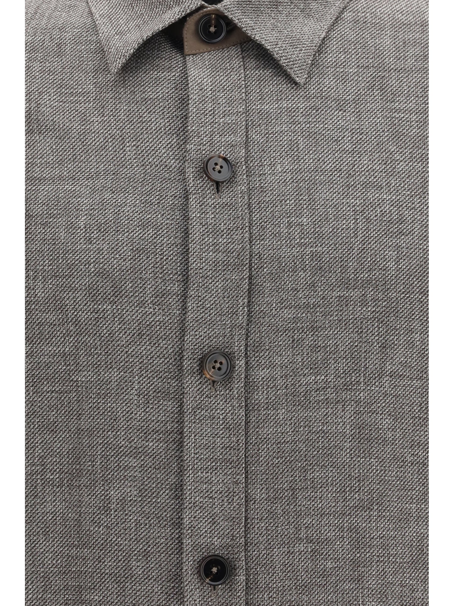 ZEGNA Cashmere, linen, and silk Overshirt