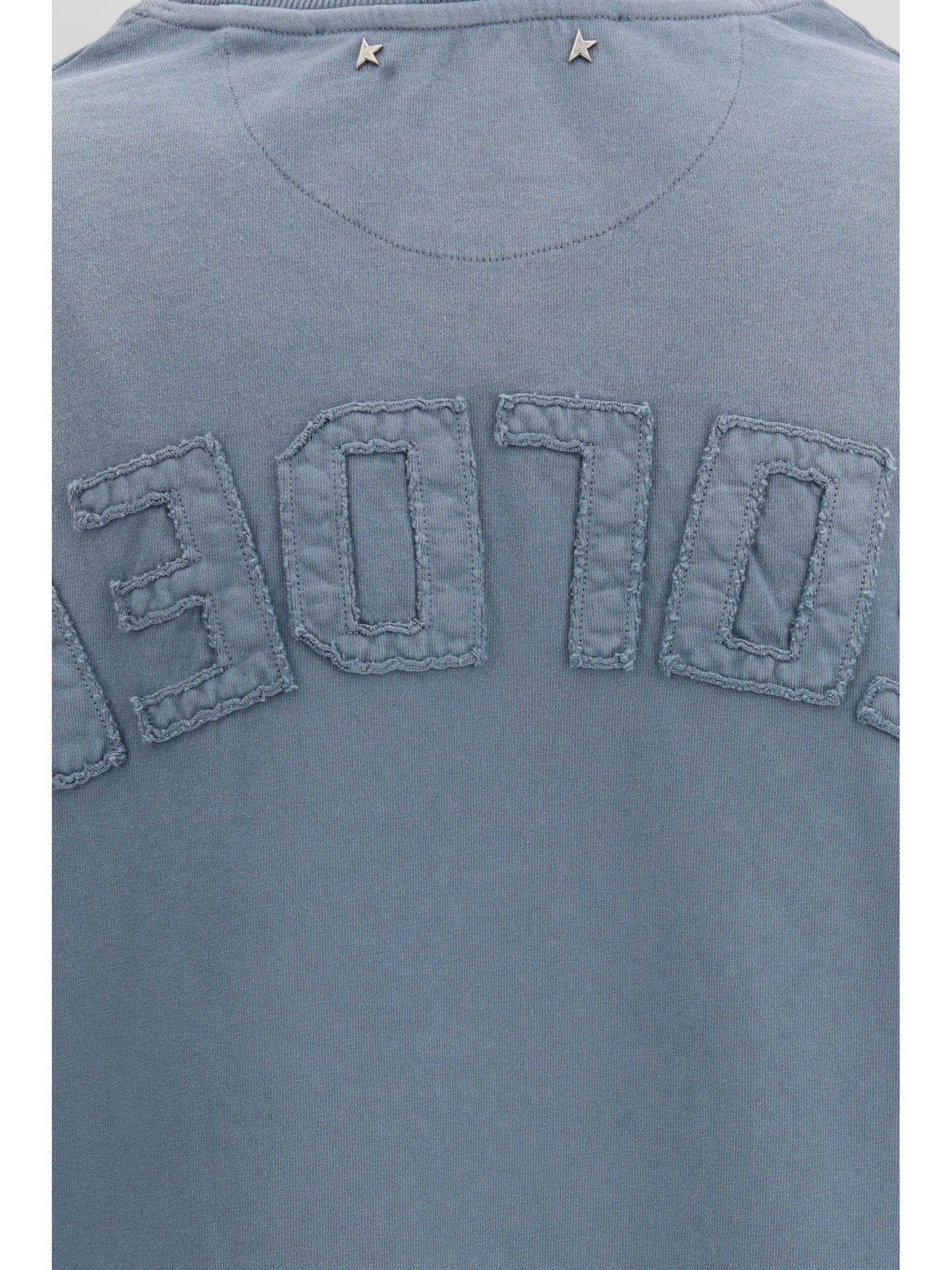 GOLDEN GOOSE T-shirt crewneck with logo patch