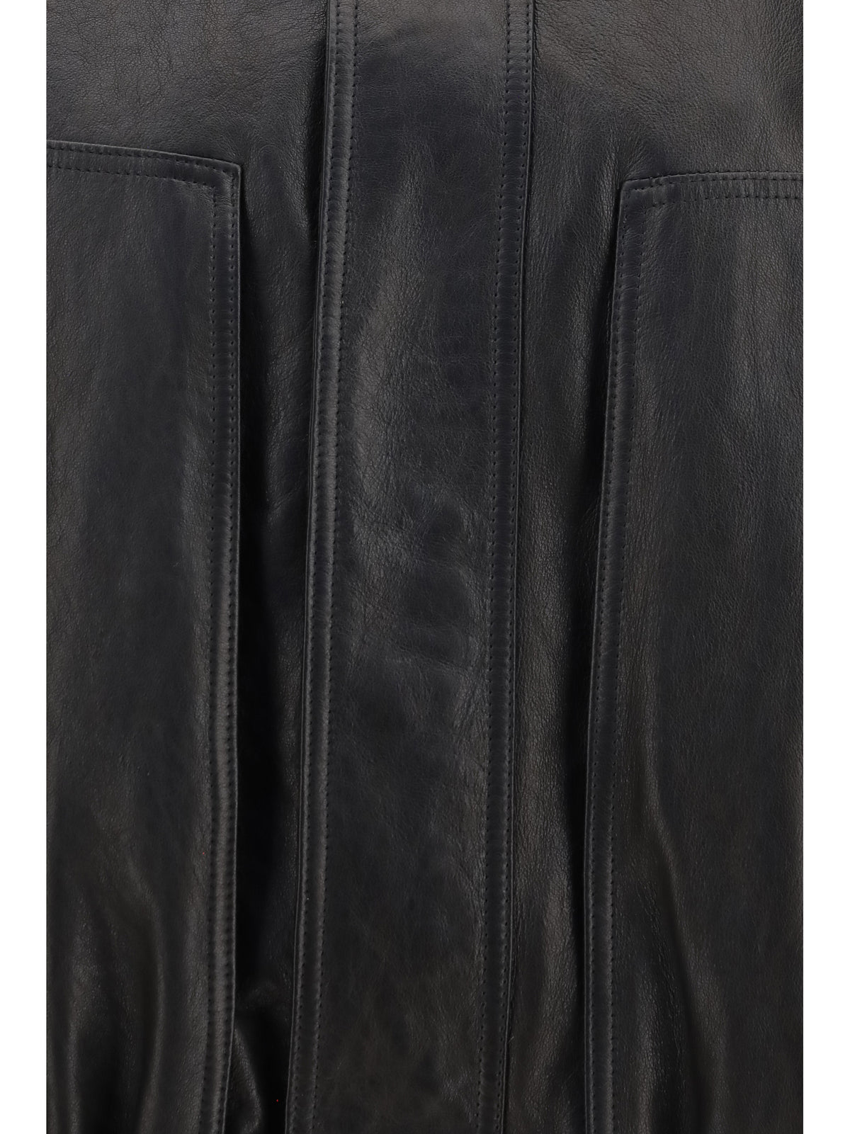 Magda Butrym Leather Jacket - Black