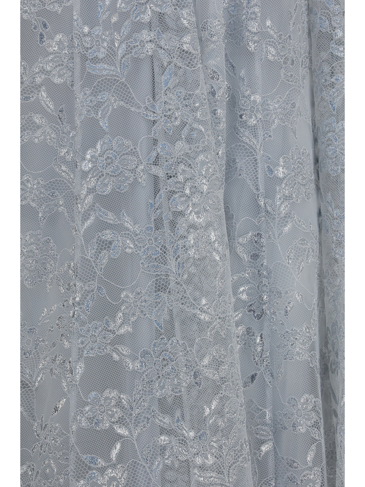 Zimmermann Carousel Metallic Twist Dress - Silver