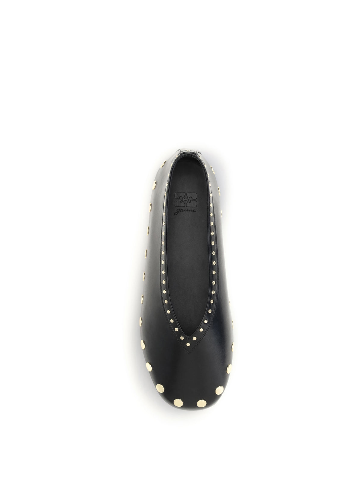 Ganni Jenny Ballerinas - Black