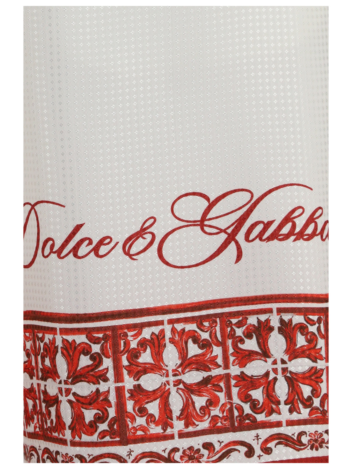 Dolce & Gabbana Maiolica print jacquard twill Shorts - Maiolica 5L Rubino