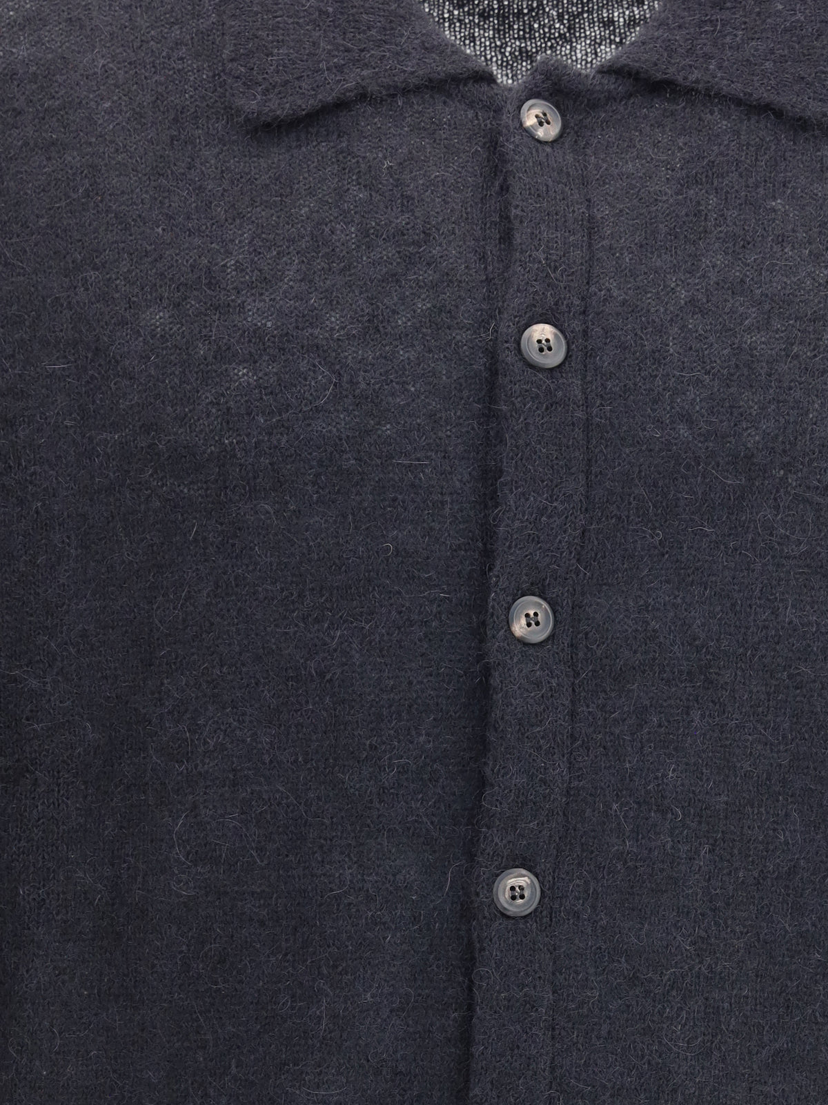 Our Legacy Alpaca Cardigan - Black Fuzzy