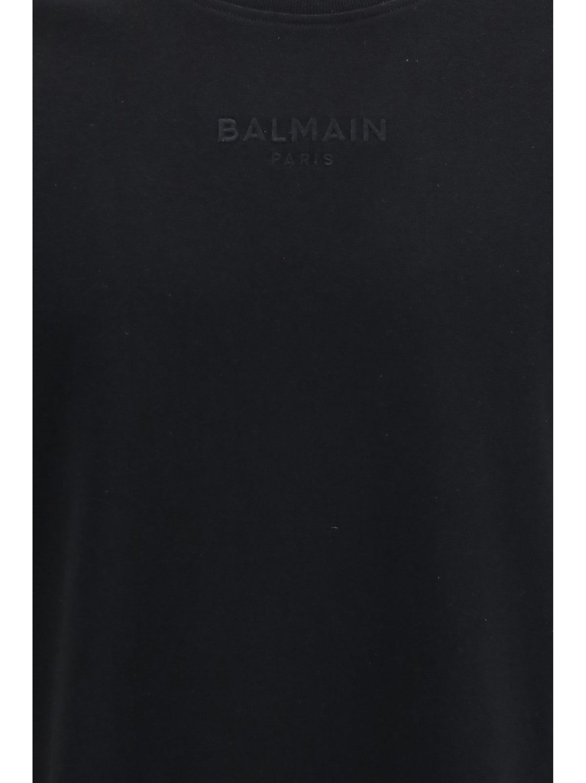 Balmain Embroidered logo T-shirt - Noir/Noir