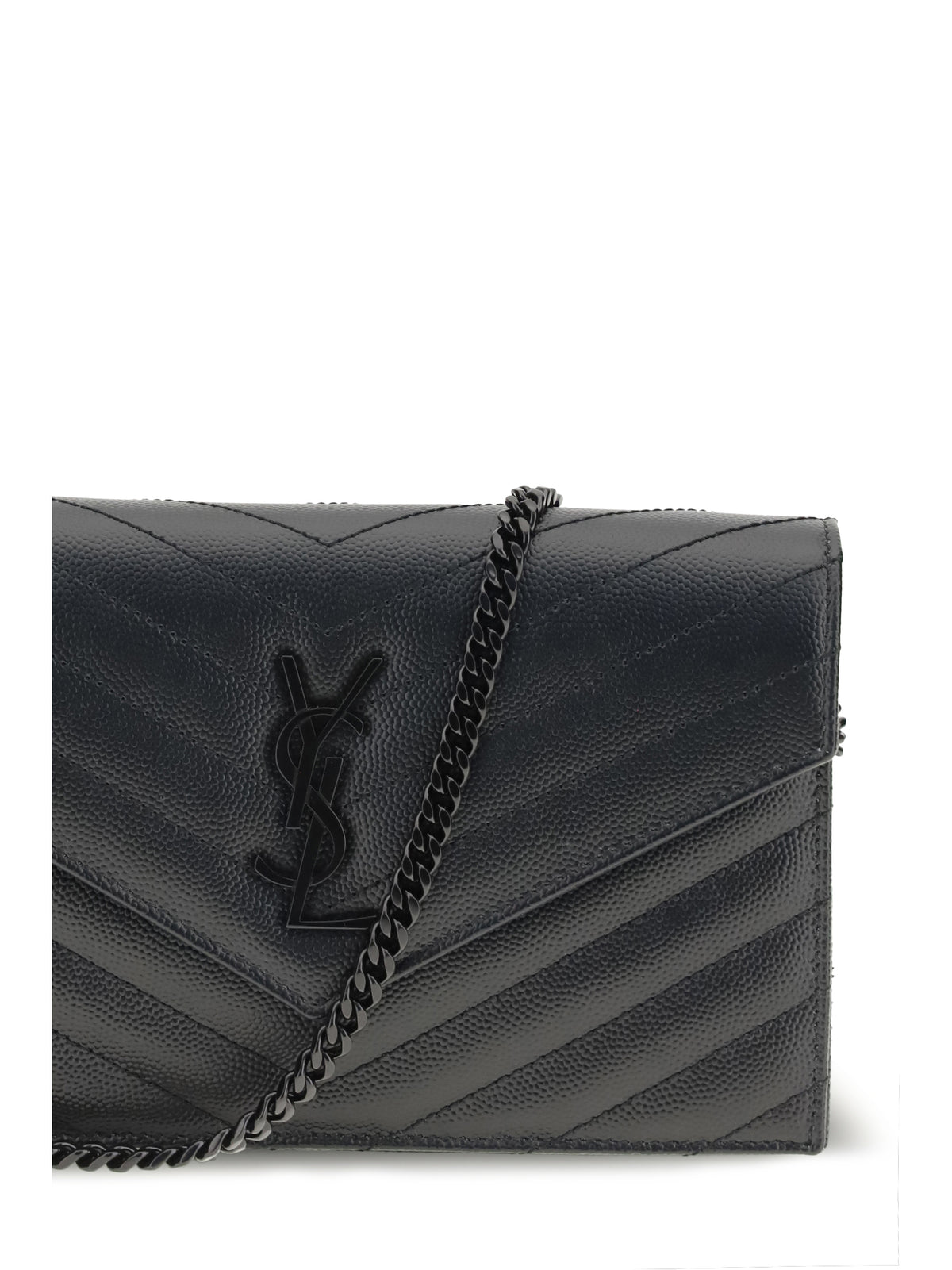 Saint Laurent Cassandre mini Shoulder Bag - Black