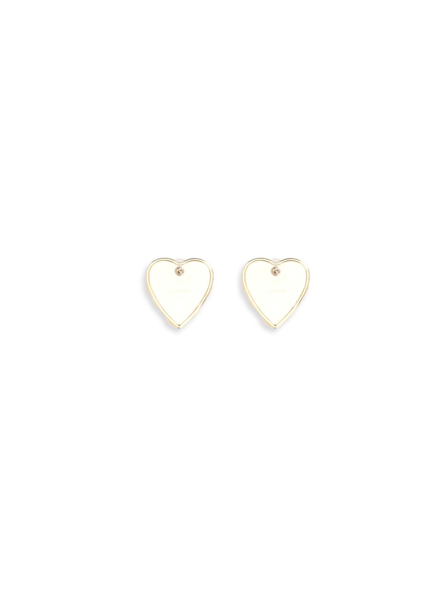 SELF-PORTRAIT Embellished heart Earrings