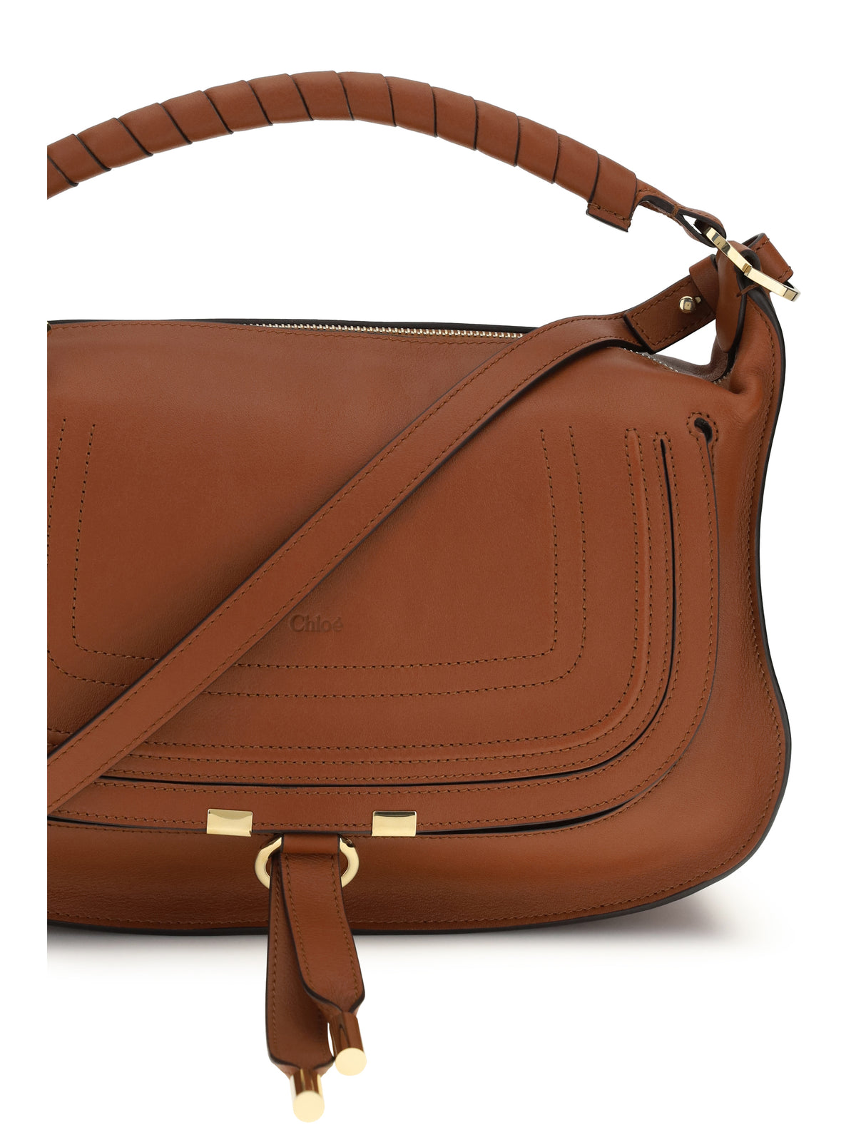 Chloé Marcie small Shoulder Bag - Clay Brown