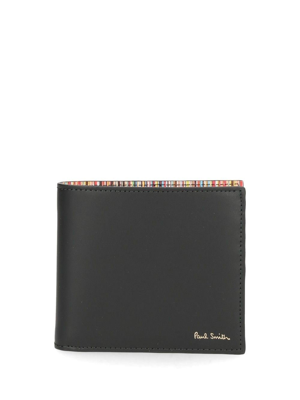 Paul Smith Signature Stripe Wallet - Black