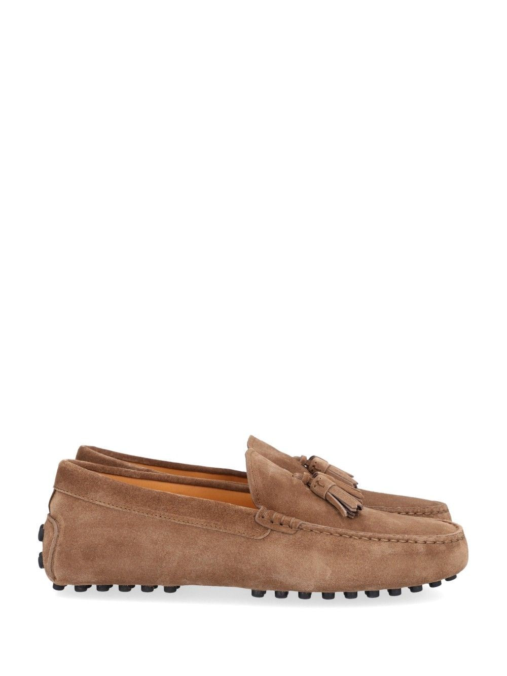 Tod's Gommino Moccasin With Tassels - Beige