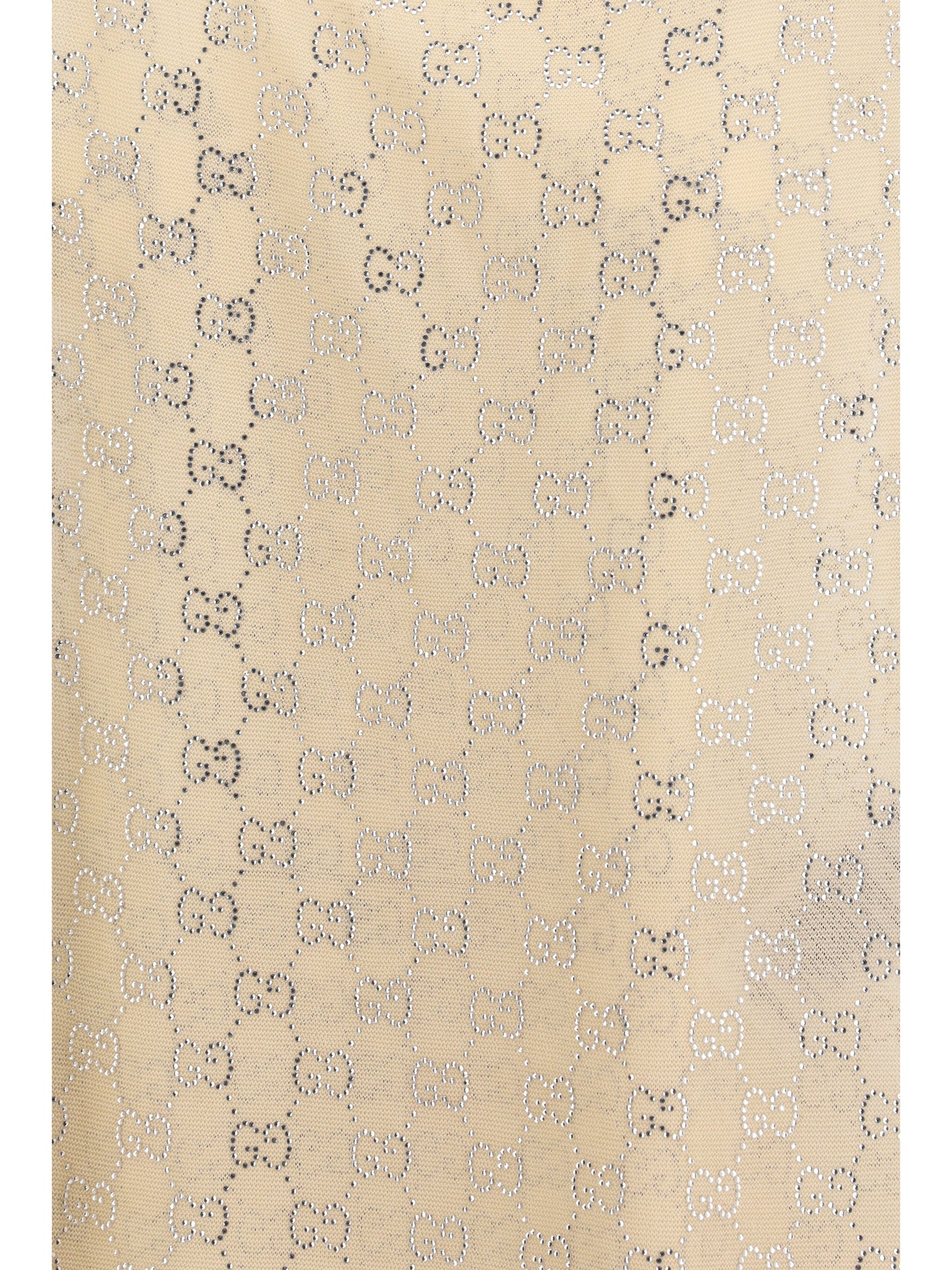 GUCCI Sleeveless Top with all-over glittering GG logo