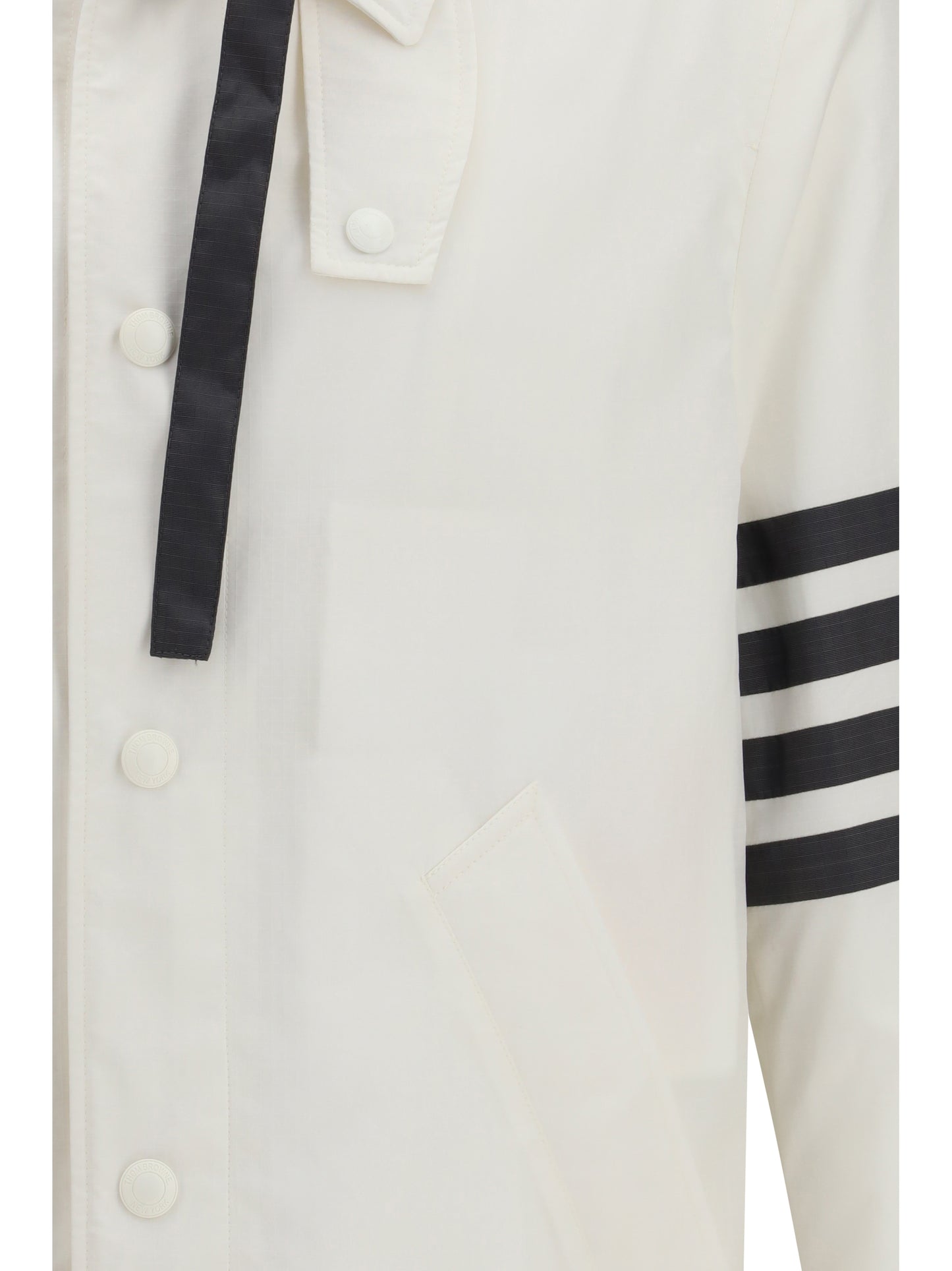 THOM BROWNE Unconstructed hooded Bal Collar