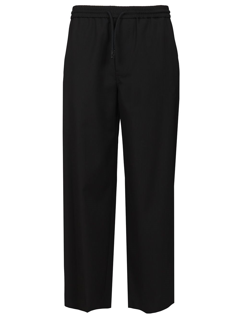 Loewe Drawstring Trousers - Black