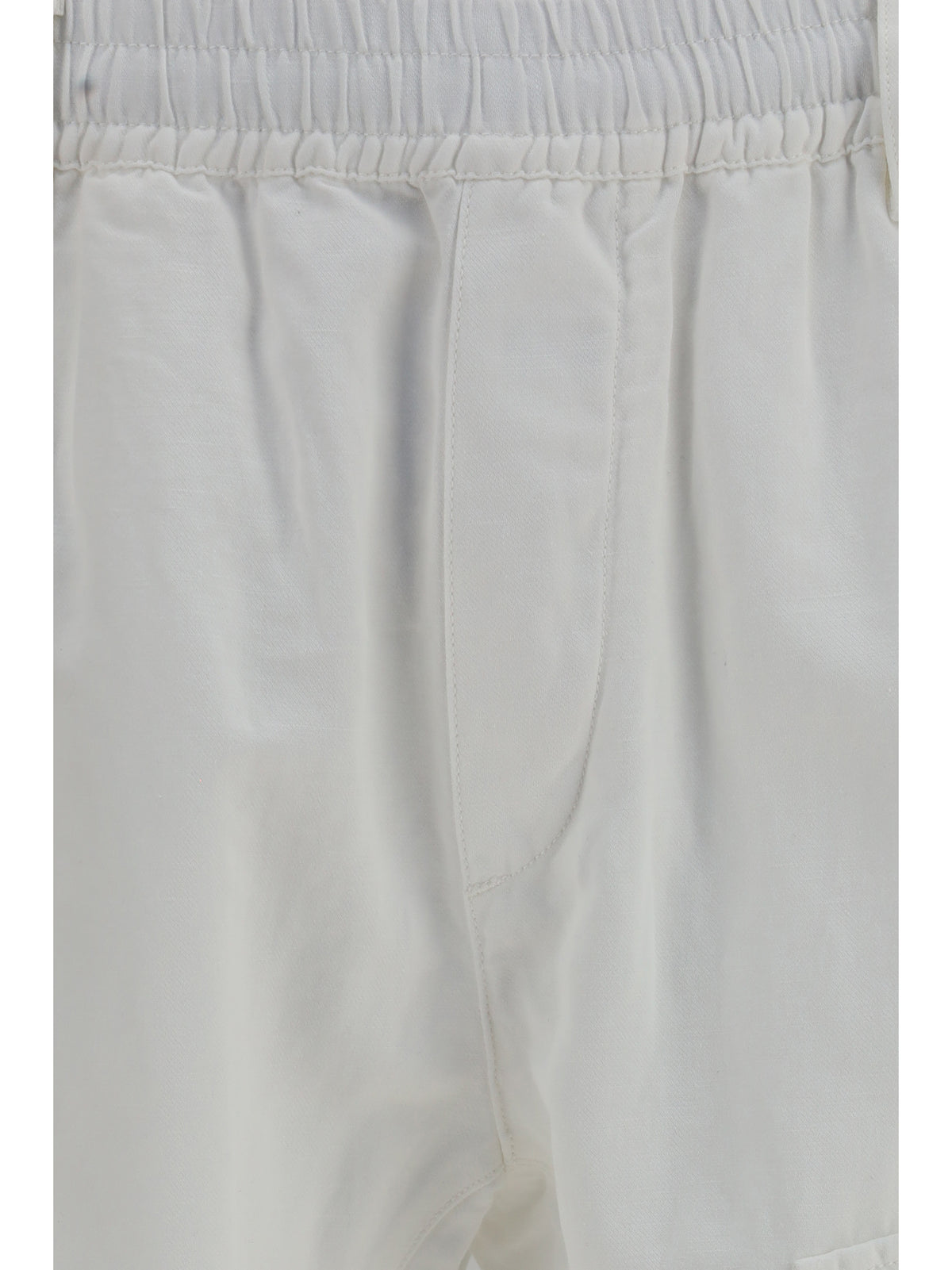 C.P. Company Cotton Rip-Stop Boxy Lens cargo Pants - Gauze White