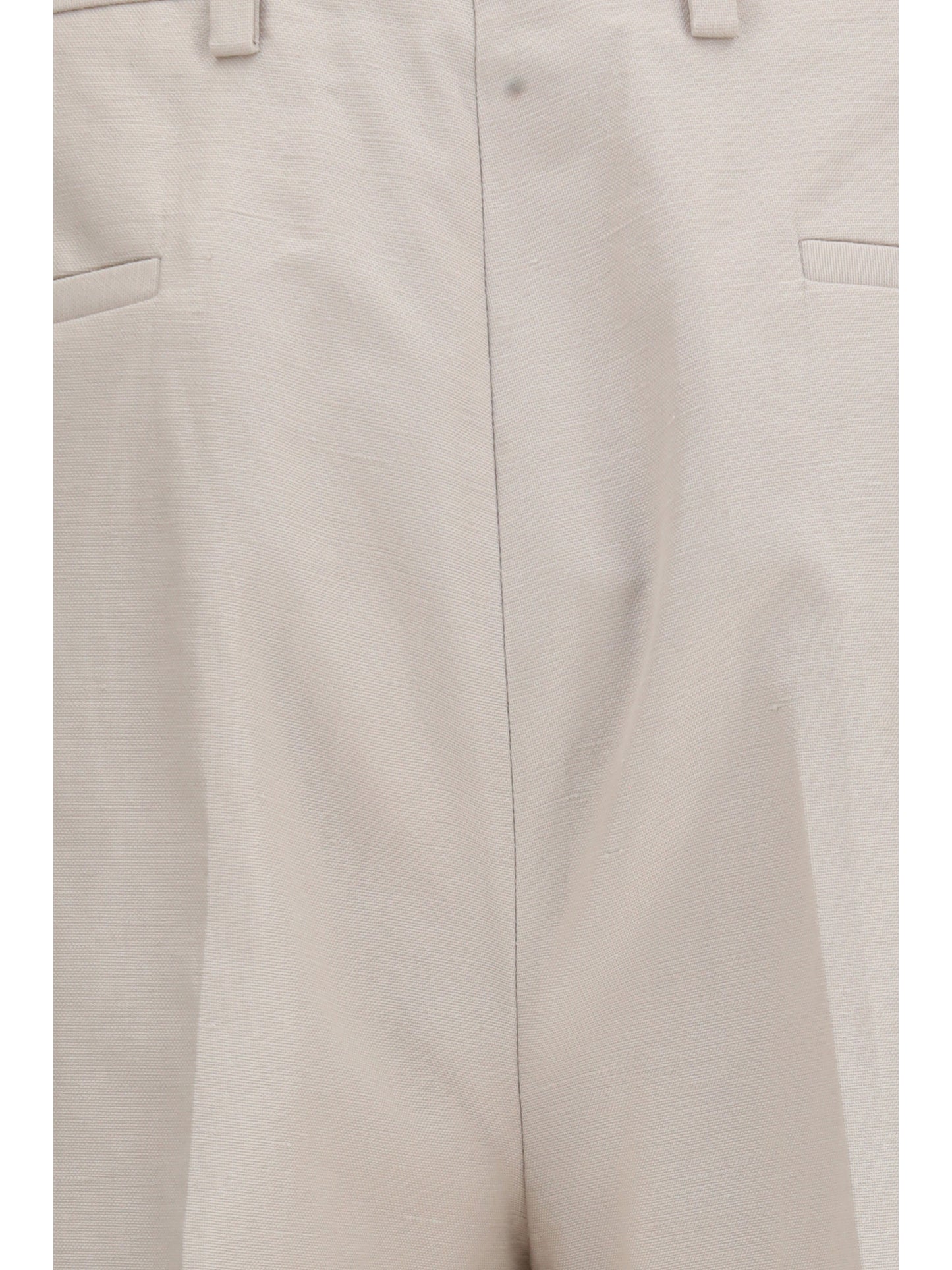 BRUNELLO CUCINELLI Cotton and linen tailored Pants