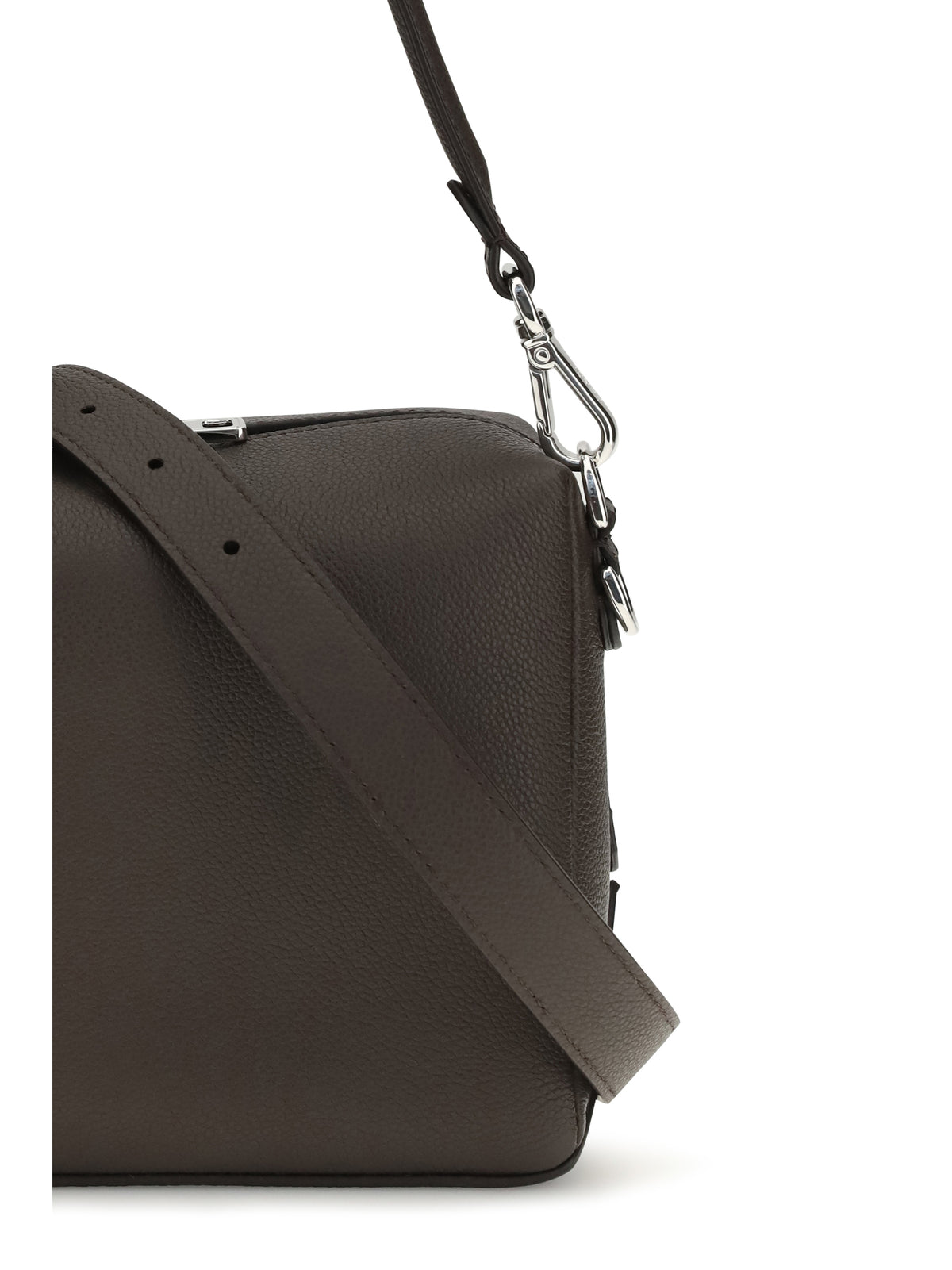 Fendi Lui Shoulder Bag - Chocolate+Palladio