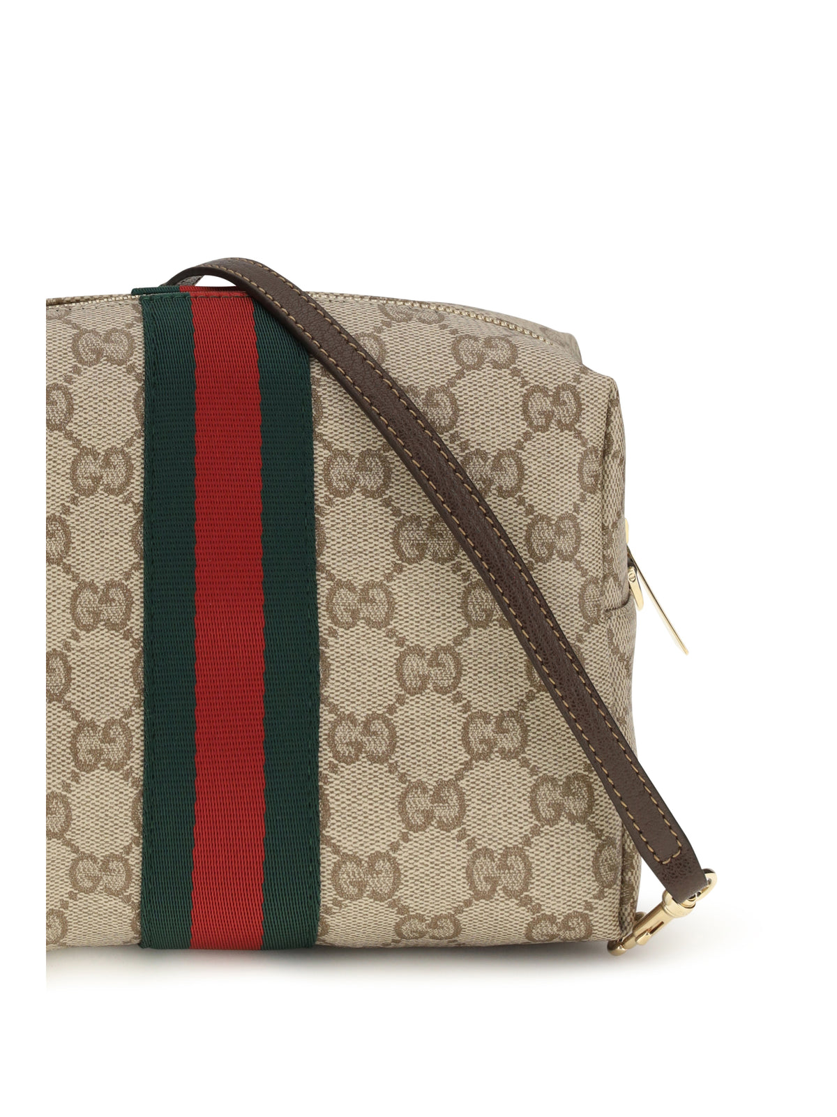 Gucci Mini Camera Bag Shoulder Bag with Web - Vin.San.Br/Dk.Br/Vrv