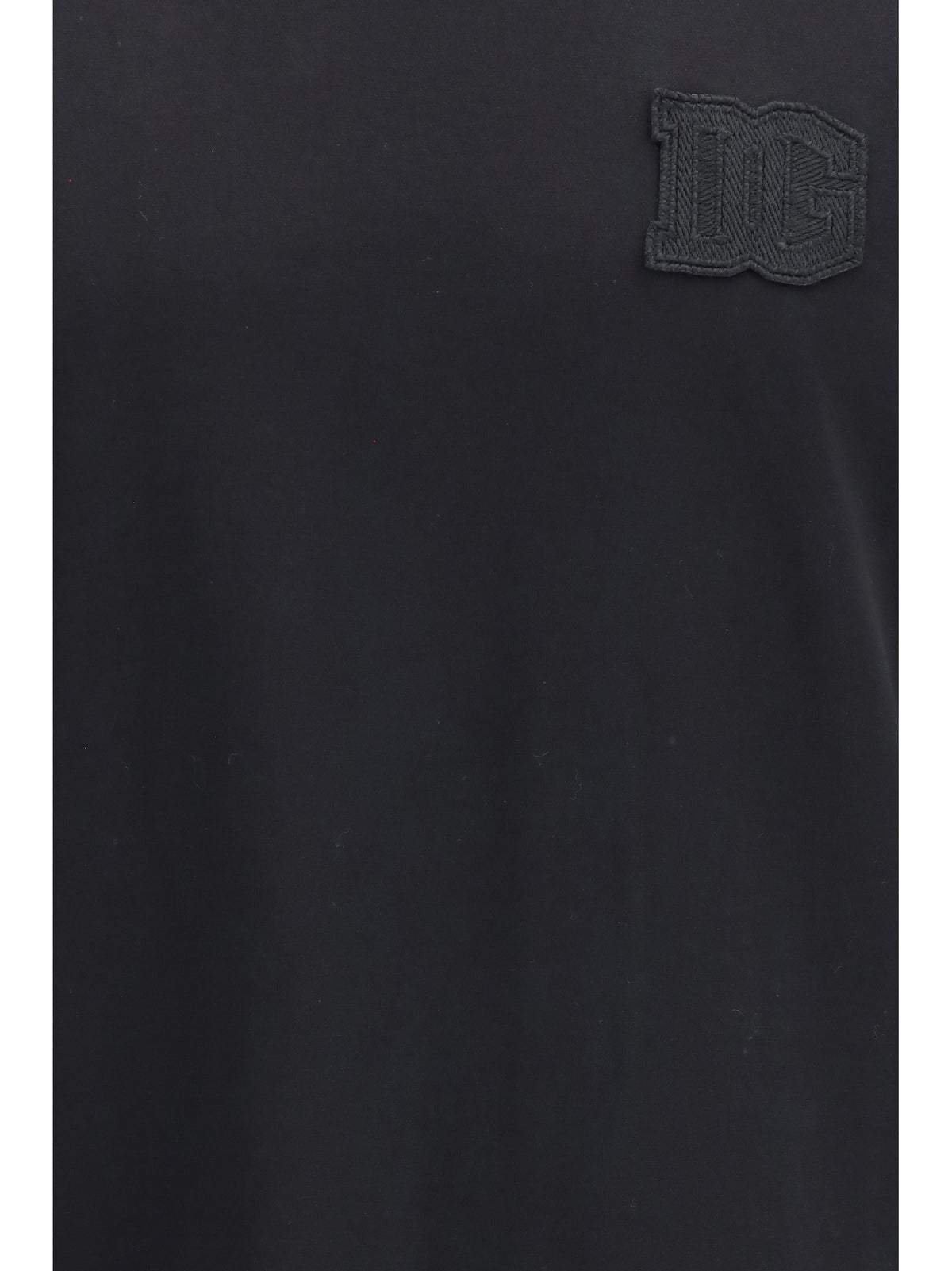 Dolce & Gabbana Cotton T-shirt with patch - Black