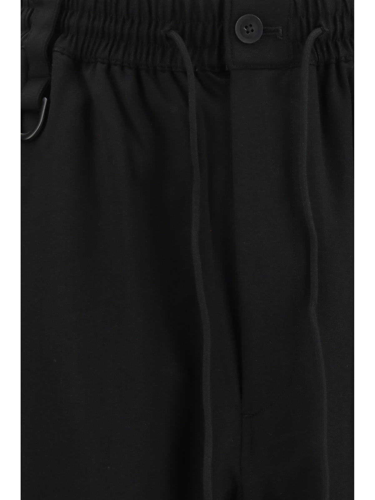 Y-3 Wool straight-leg Pants - Black