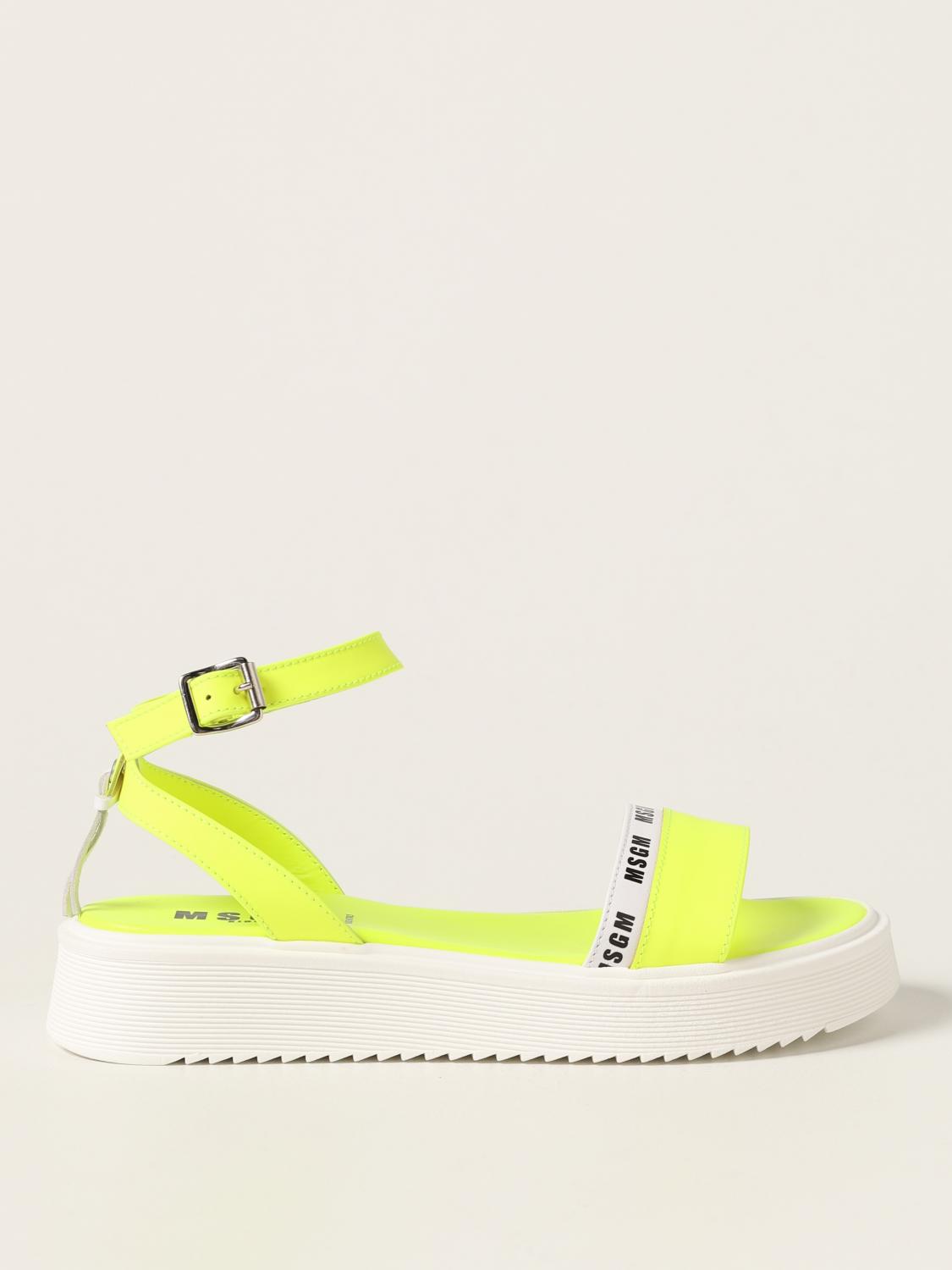 Msgm Kids Shoes Kids Yellow