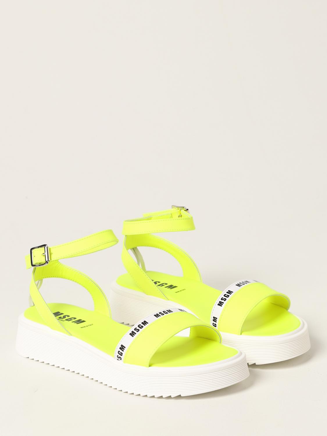 Msgm Kids Shoes Kids Yellow