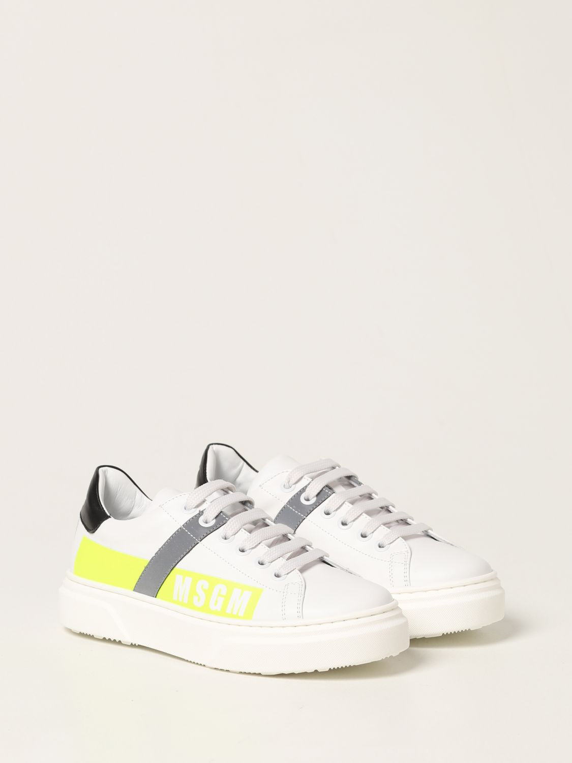 Msgm Kids Shoes Kids White