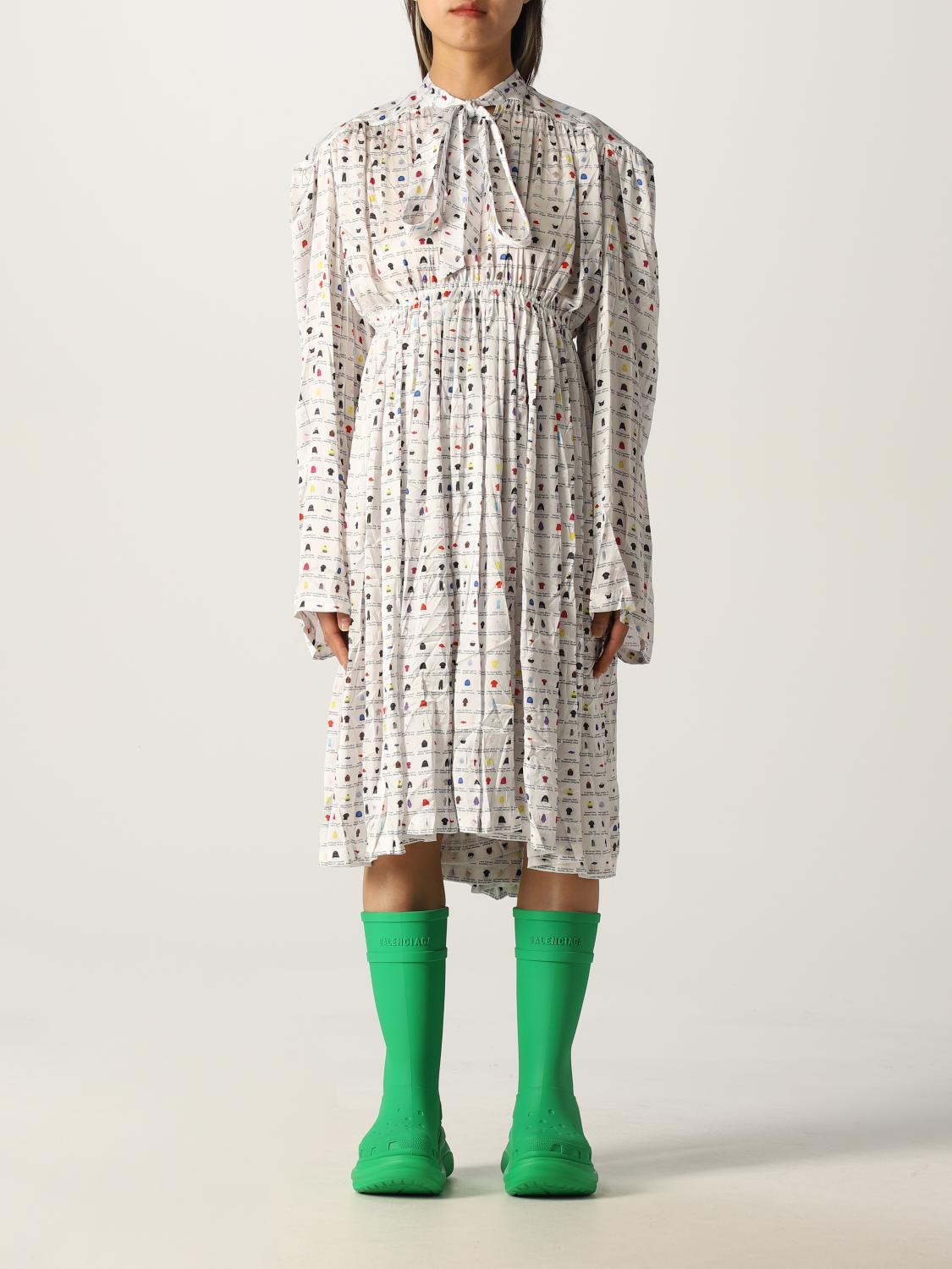 Balenciaga Dress Woman White