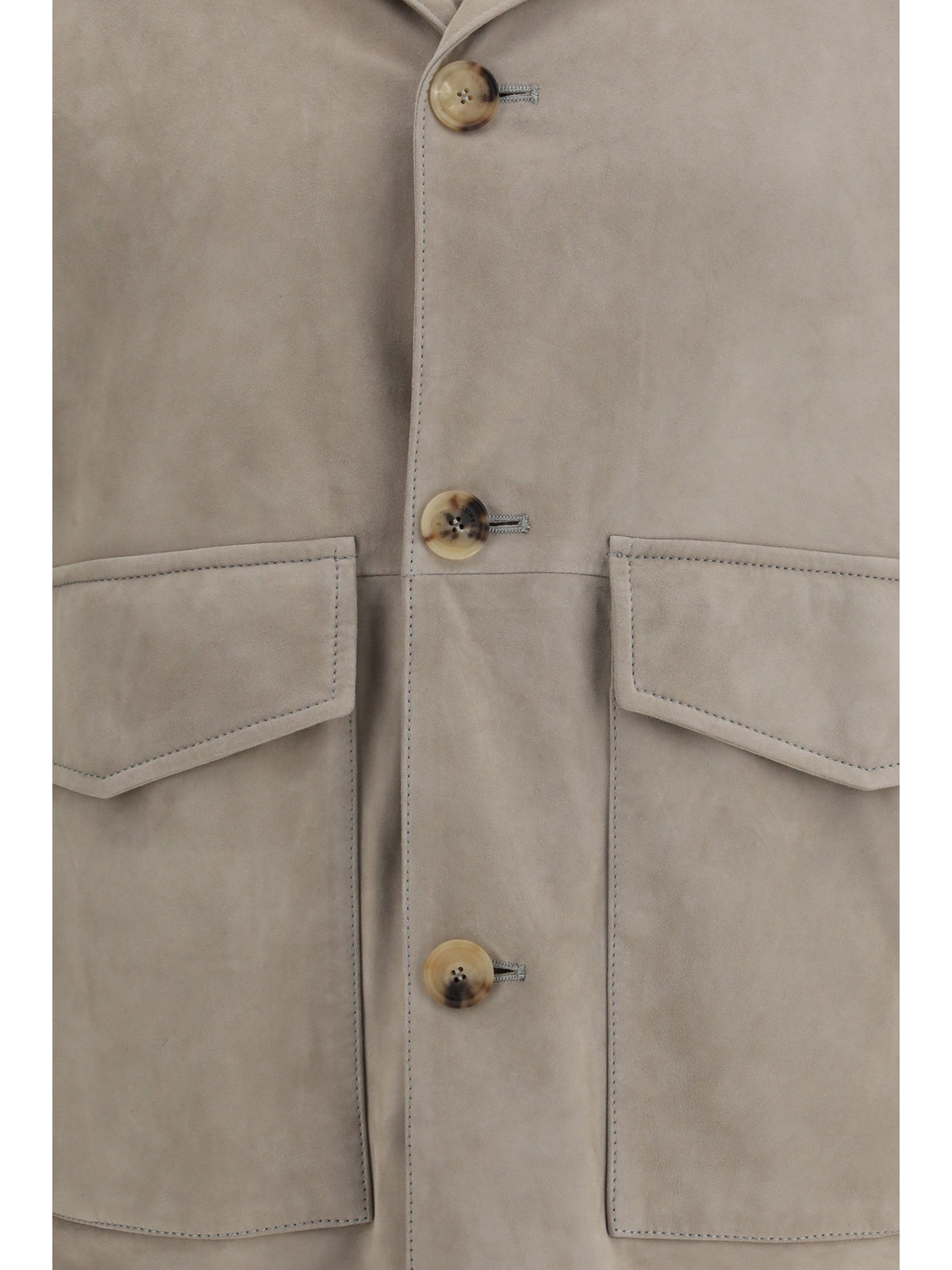 Brunello Cucinelli Suede Jacket - Kaky