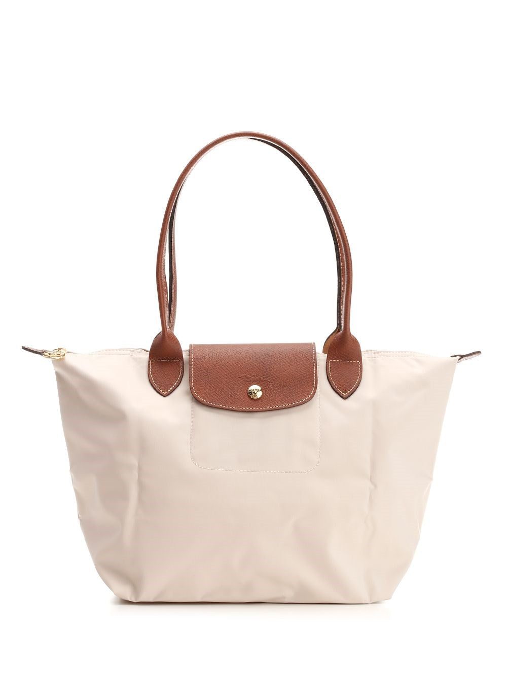 Longchamp Paris "Le Pliage Original" Travel Bag M - White