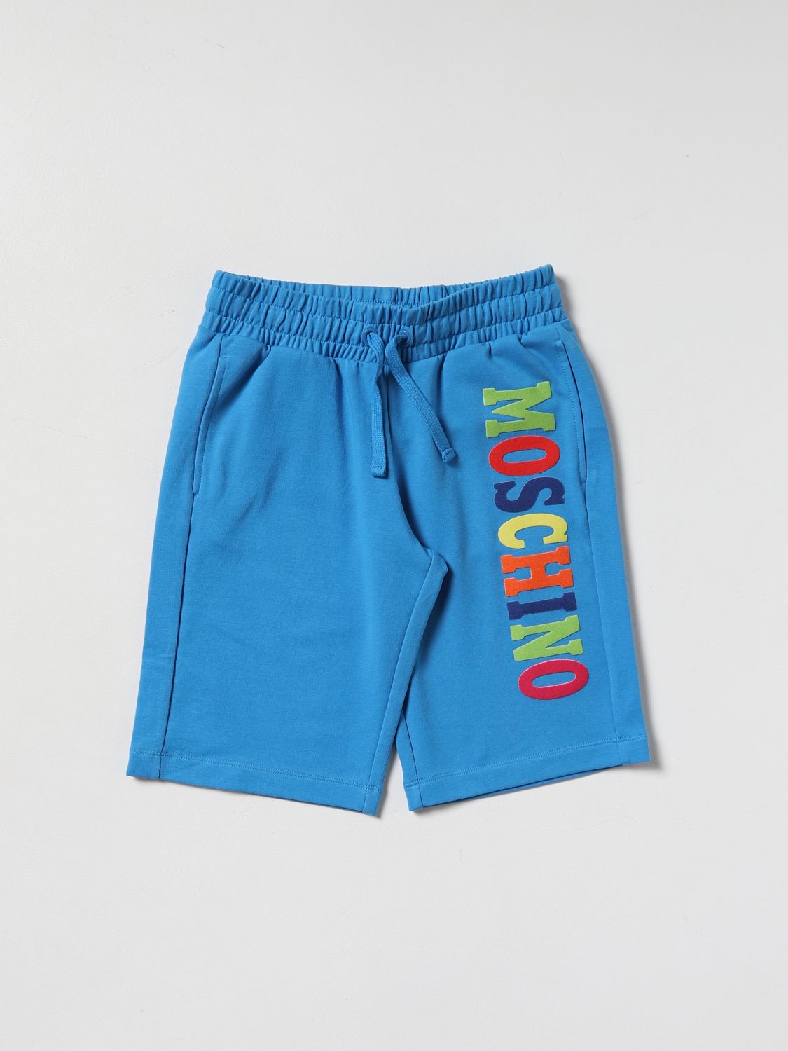 Moschino Shorts Kids Gnawed Blue