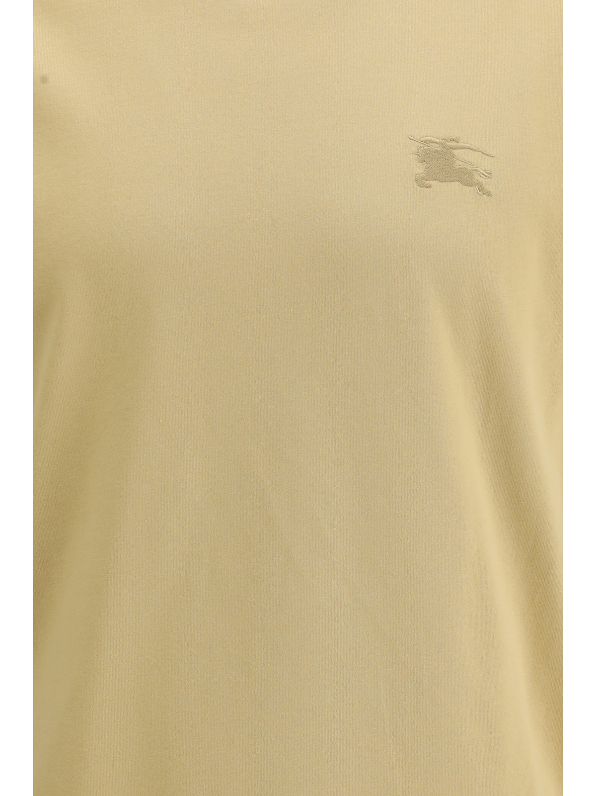 Burberry T-shirt with Check trims - Flax