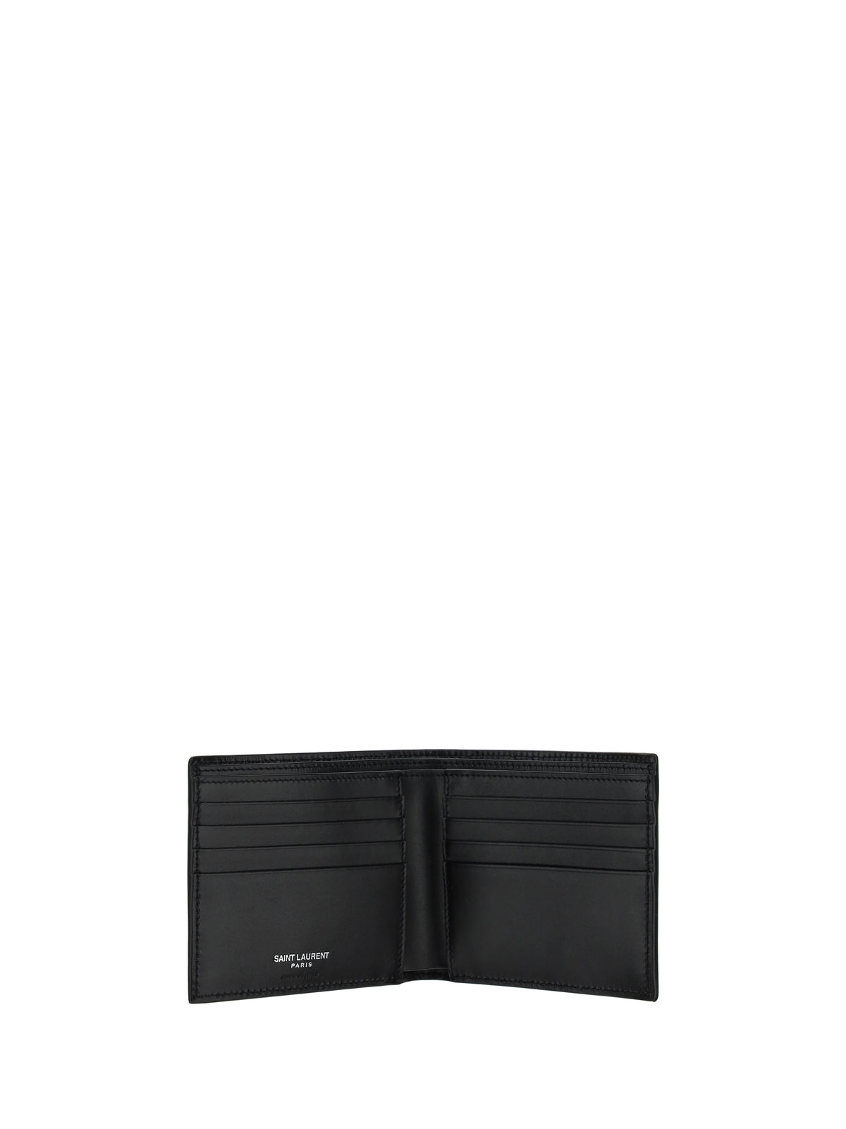 Saint Laurent Leather Wallet - Black